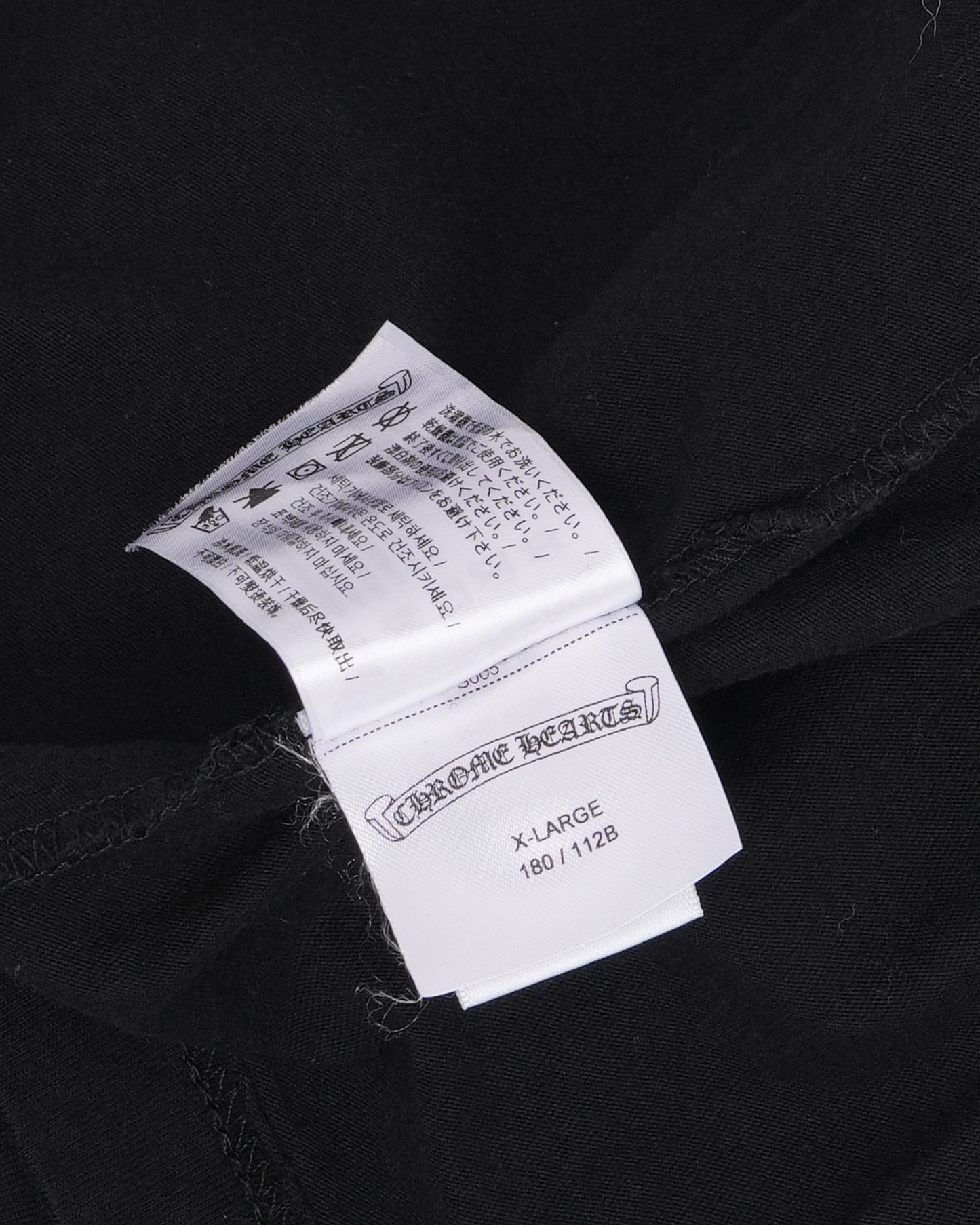 Neck Logo Long Sleeve Pocket T-Shirt