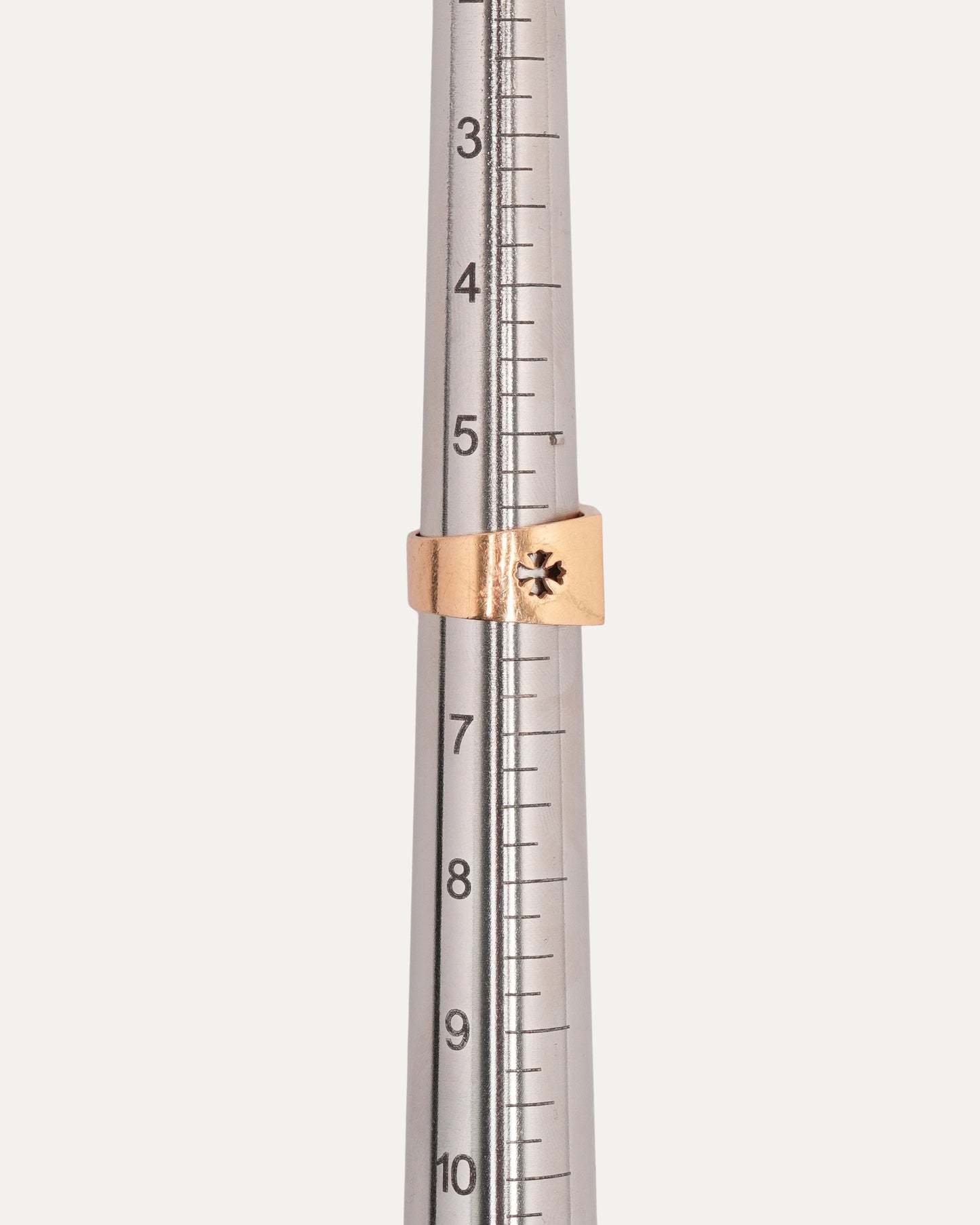 Gold & Emerald Cigar Band Ring