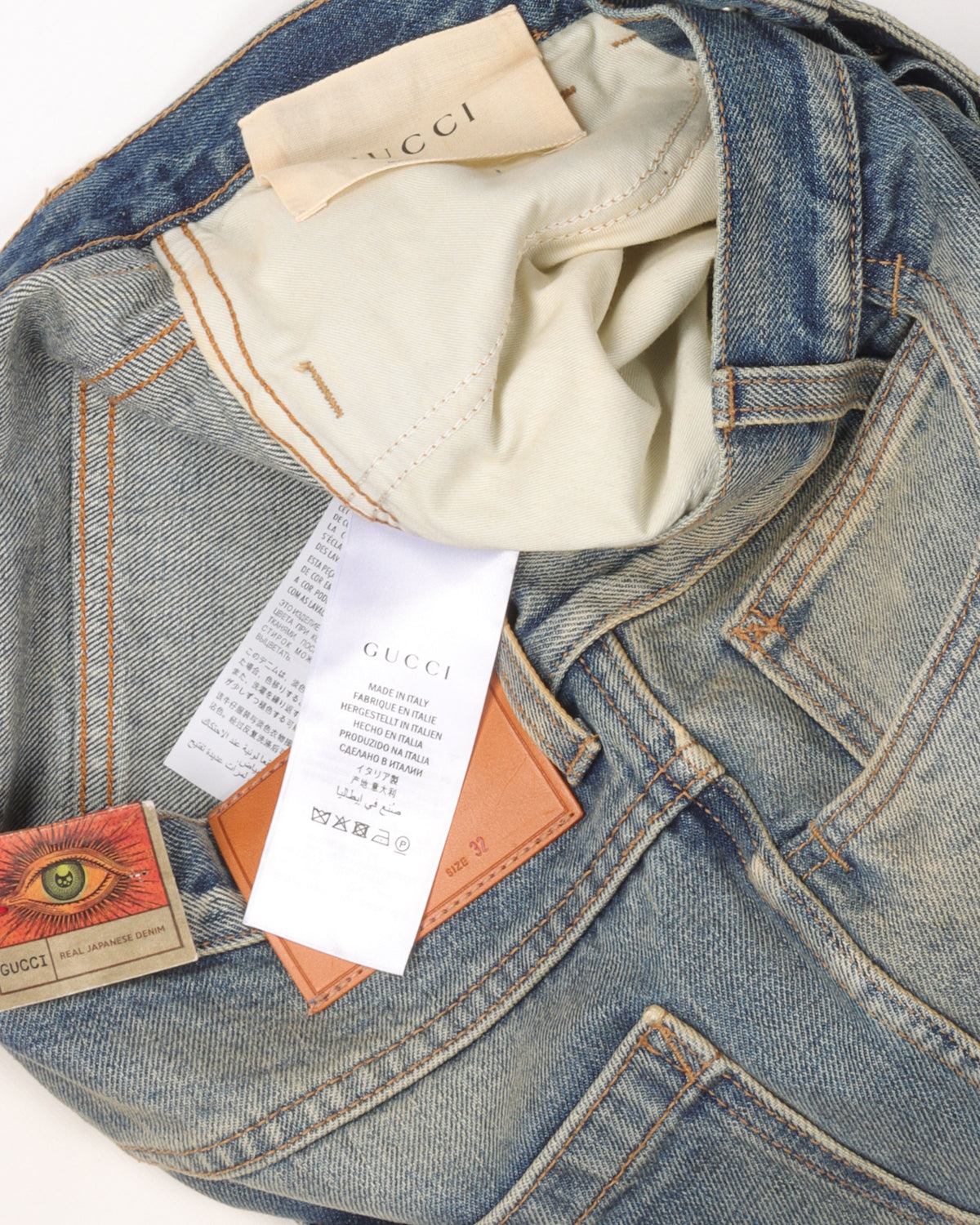 Distressed Denim Jeans