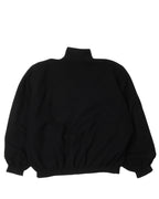 Oversized Reversible Nylon & Fleece Track Jacket