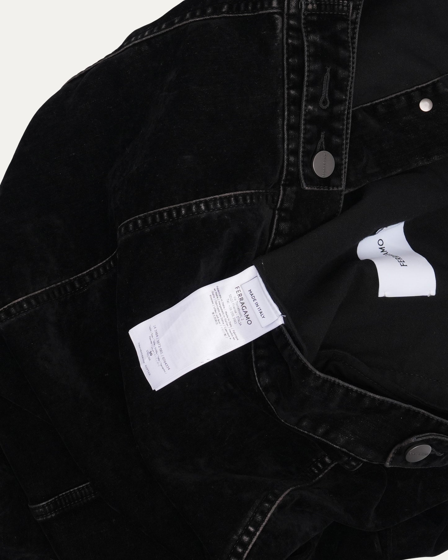 Flocked Trucker Jacket