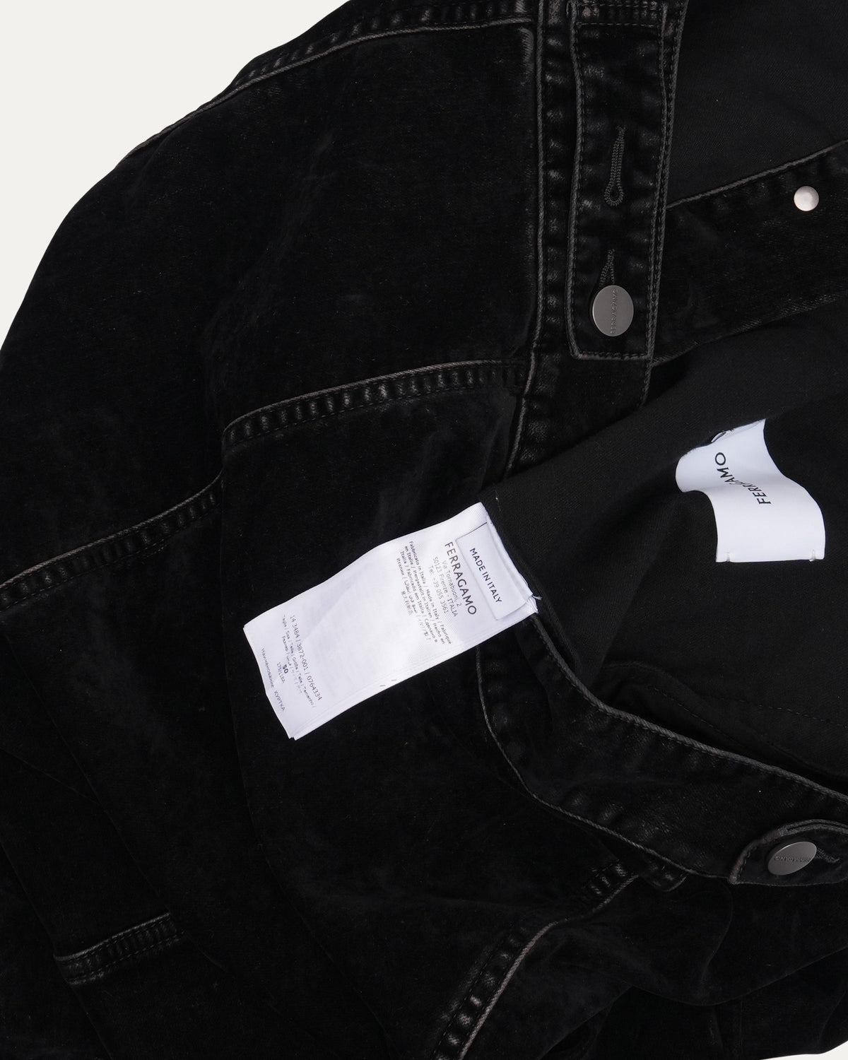 Flocked Trucker Jacket