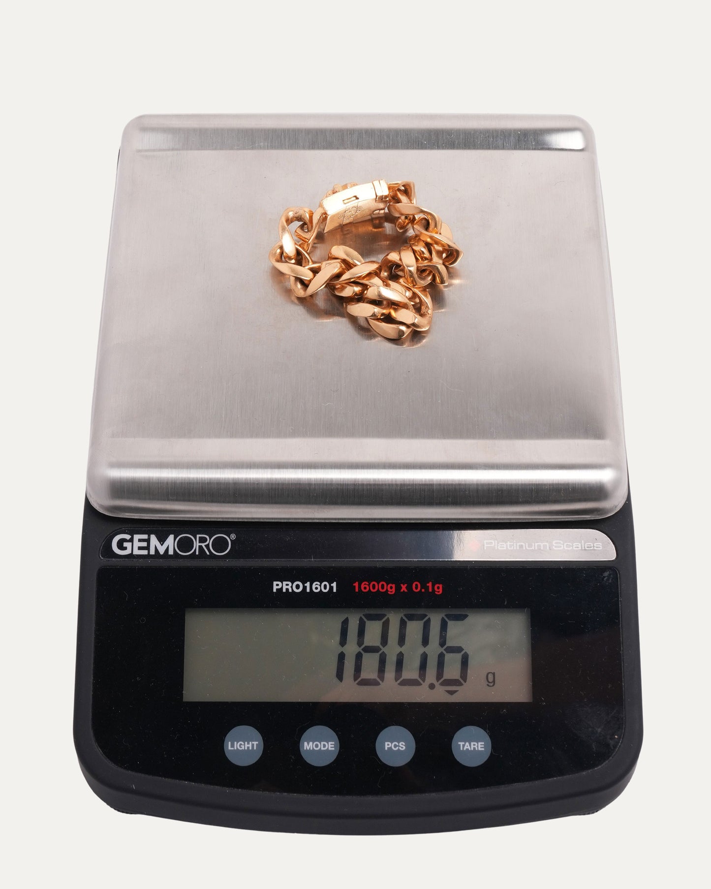 Gold Plus Cross Box ID Bracelet