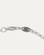 Safety Pin Necklace with Baby Fat Pendant