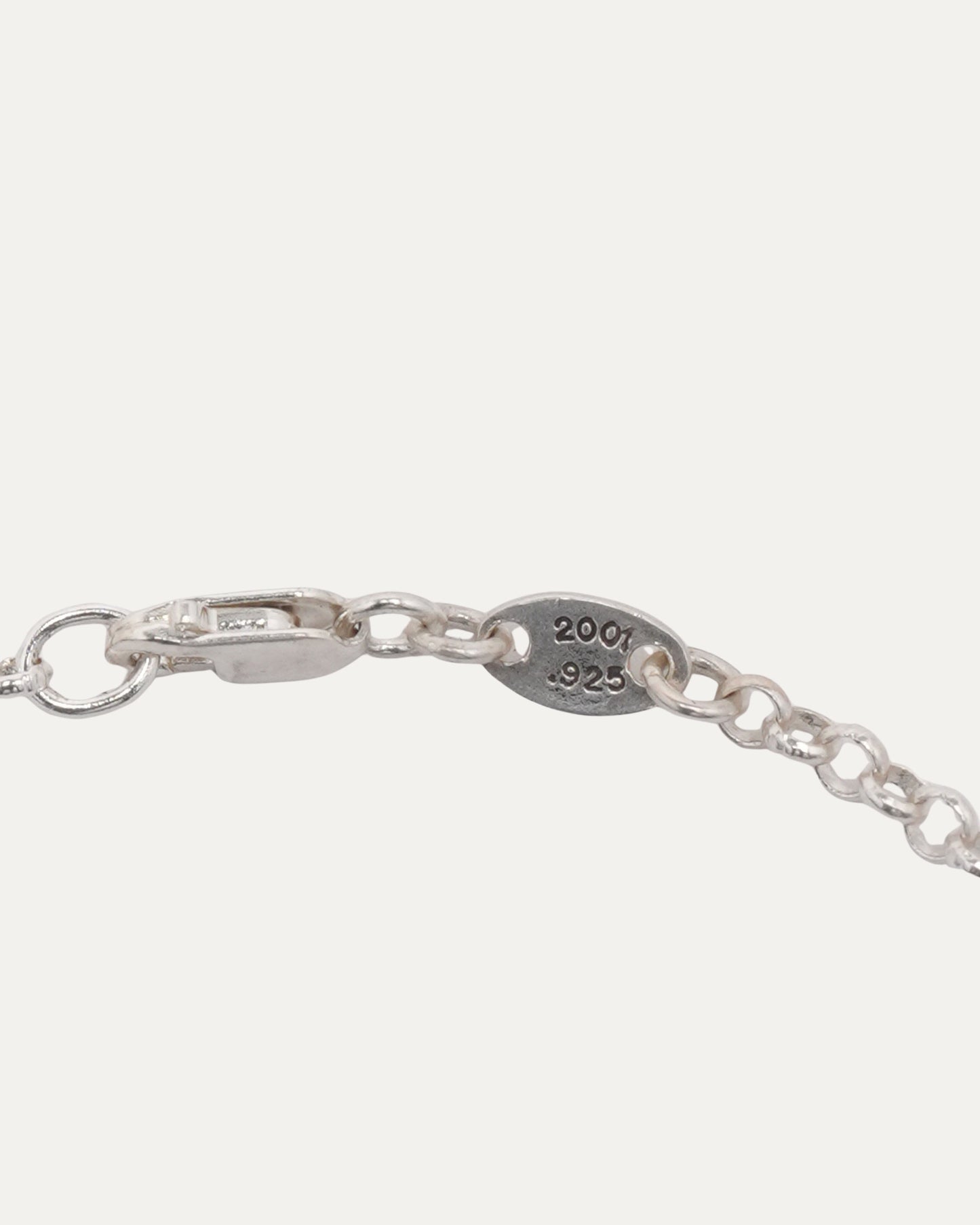 Safety Pin Necklace with Baby Fat Pendant