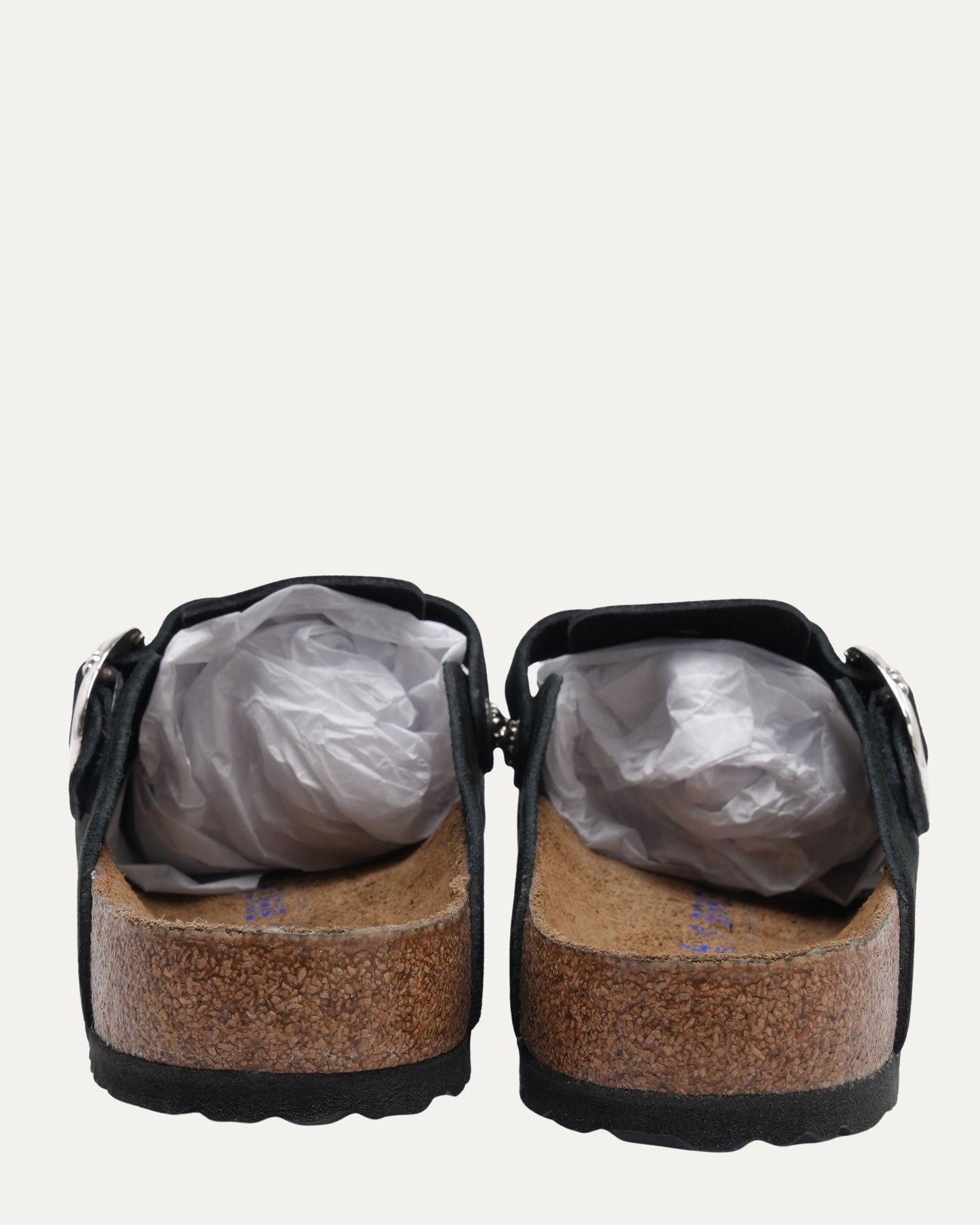 Dagger Embellished Birkenstock Boston Suede Mule