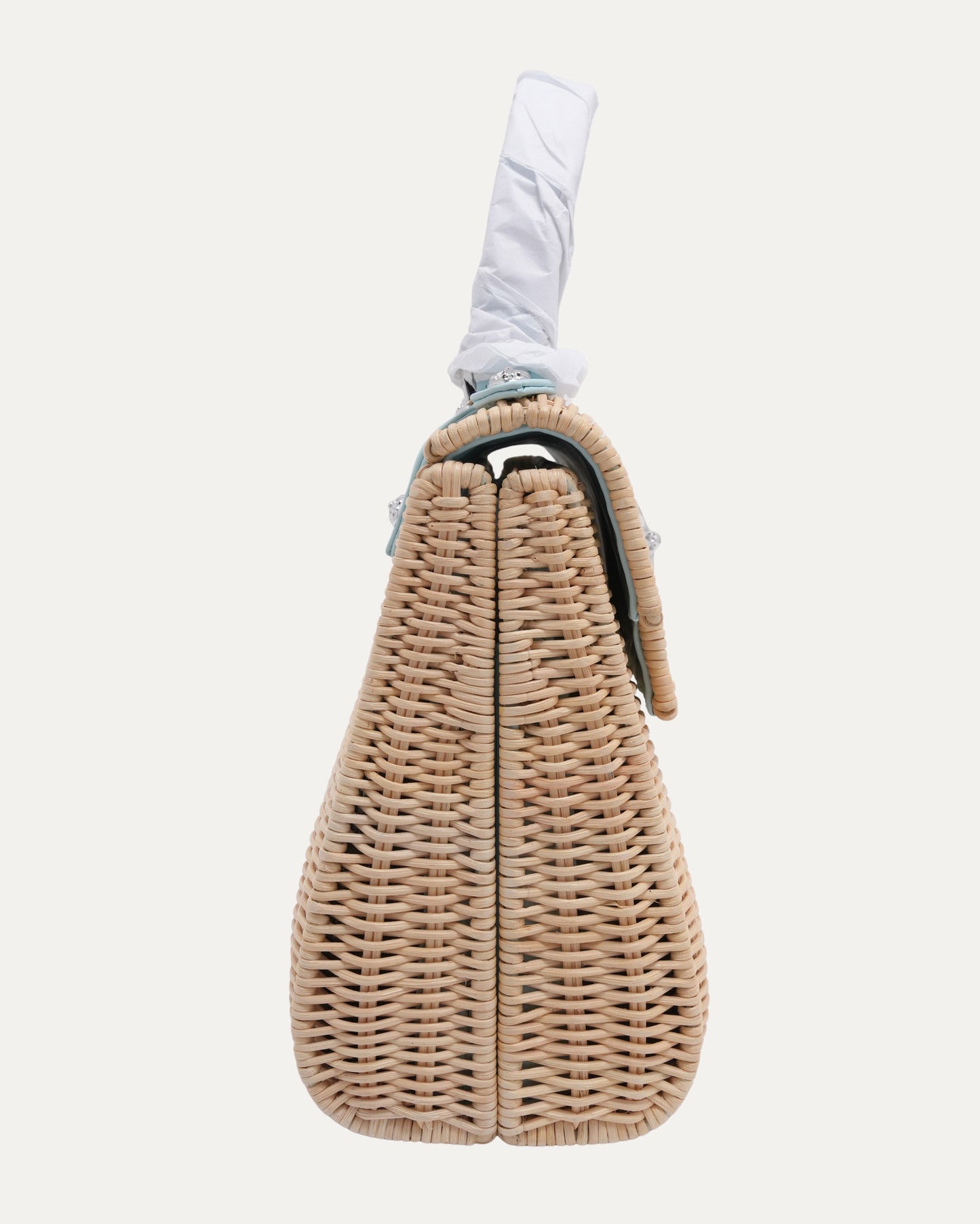 Woven Raffia Dolly Bag