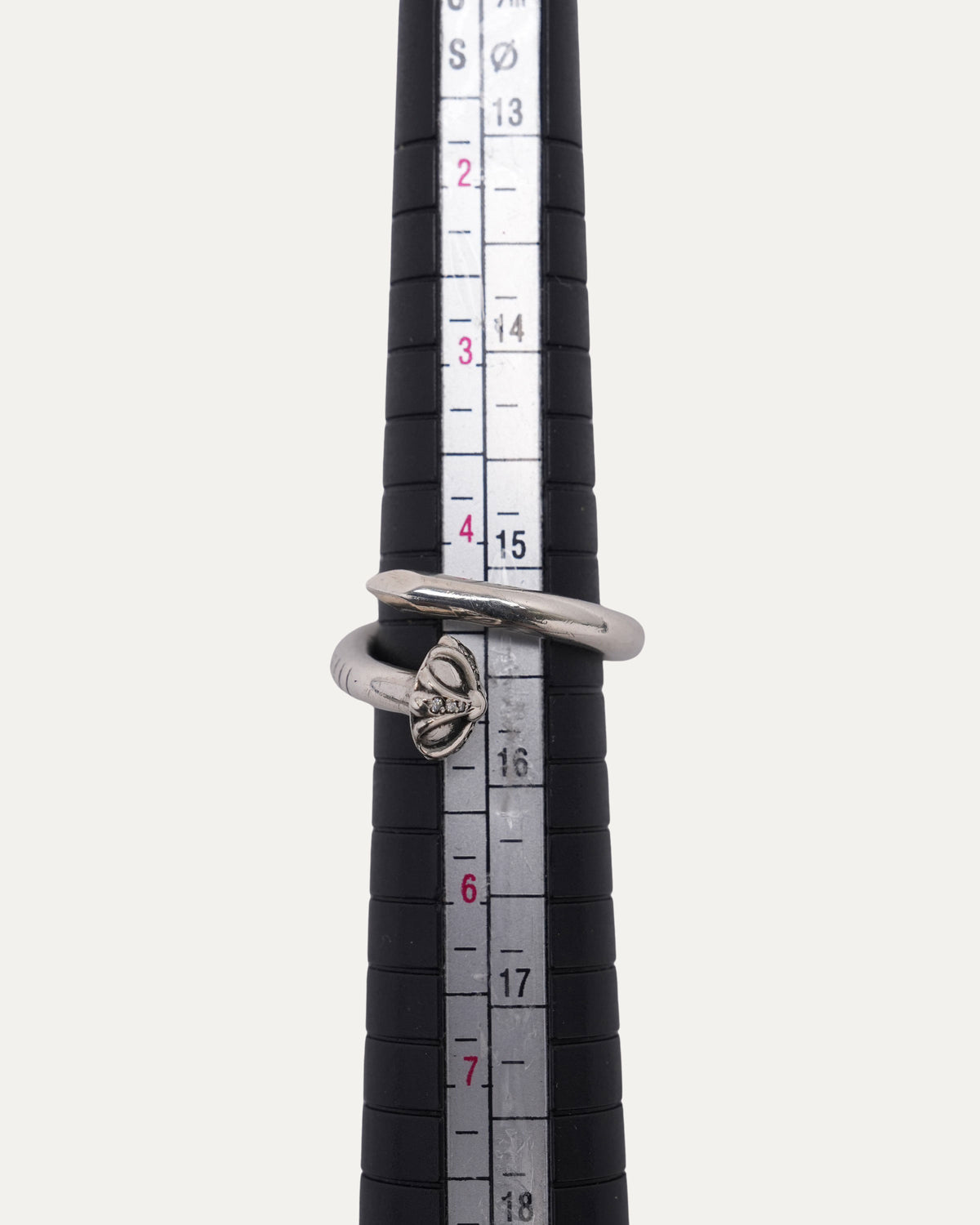 Diamond Embellished Nail Ring