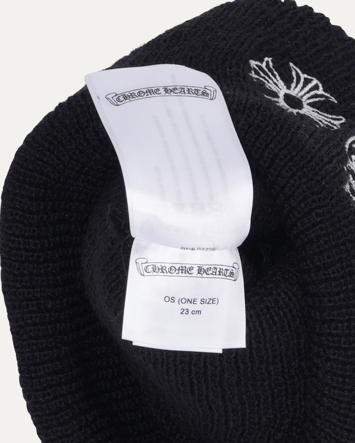 Embroidered Horseshoe Logo Plus Cross Beanie