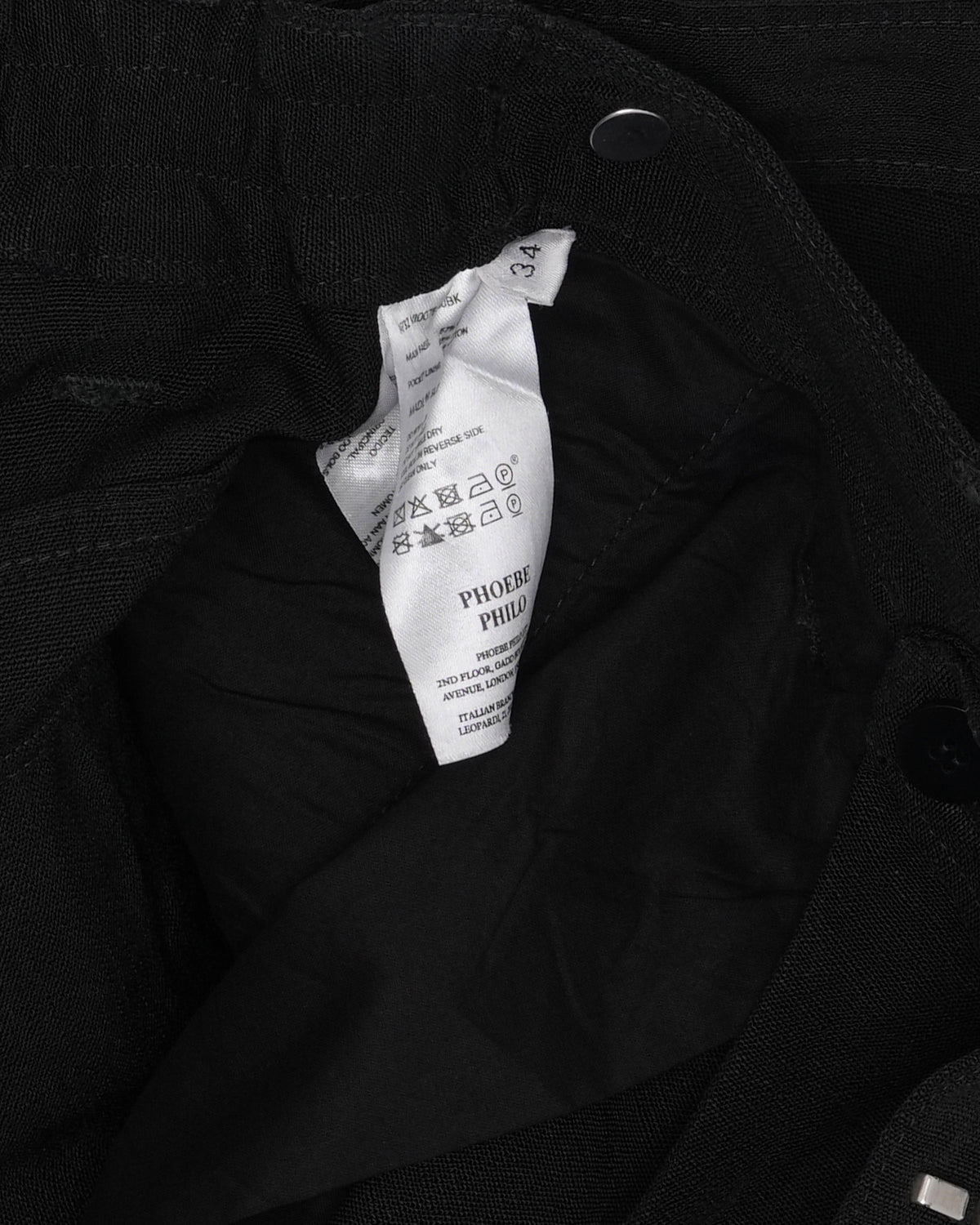Silk Blend Cargo Pants