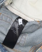 Coated Raw Hem Super Fitted Jeans