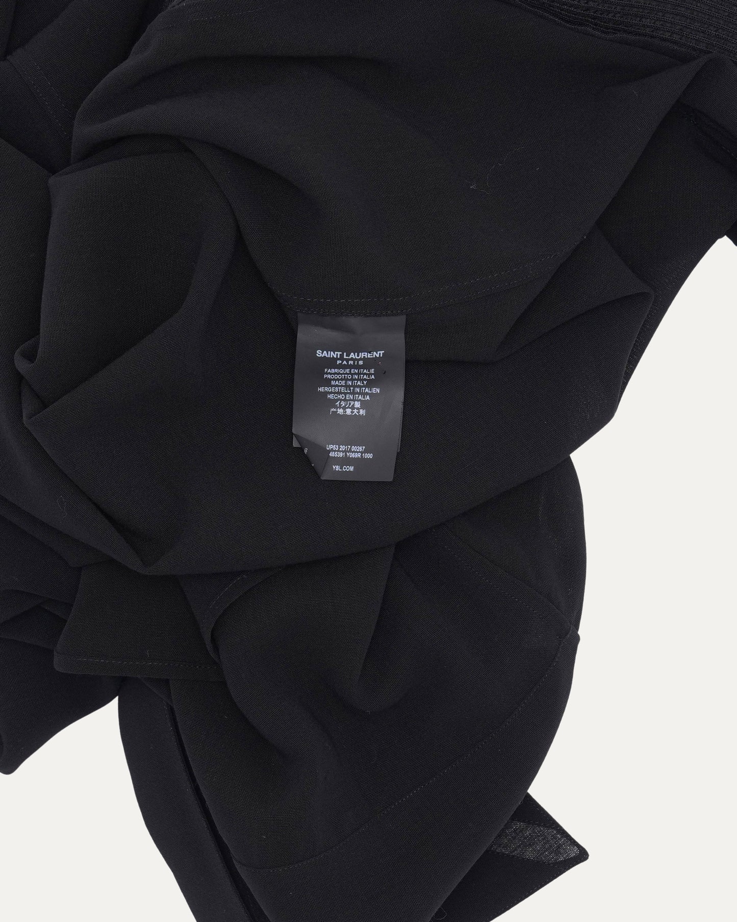 Wool Tuxedo Shirt