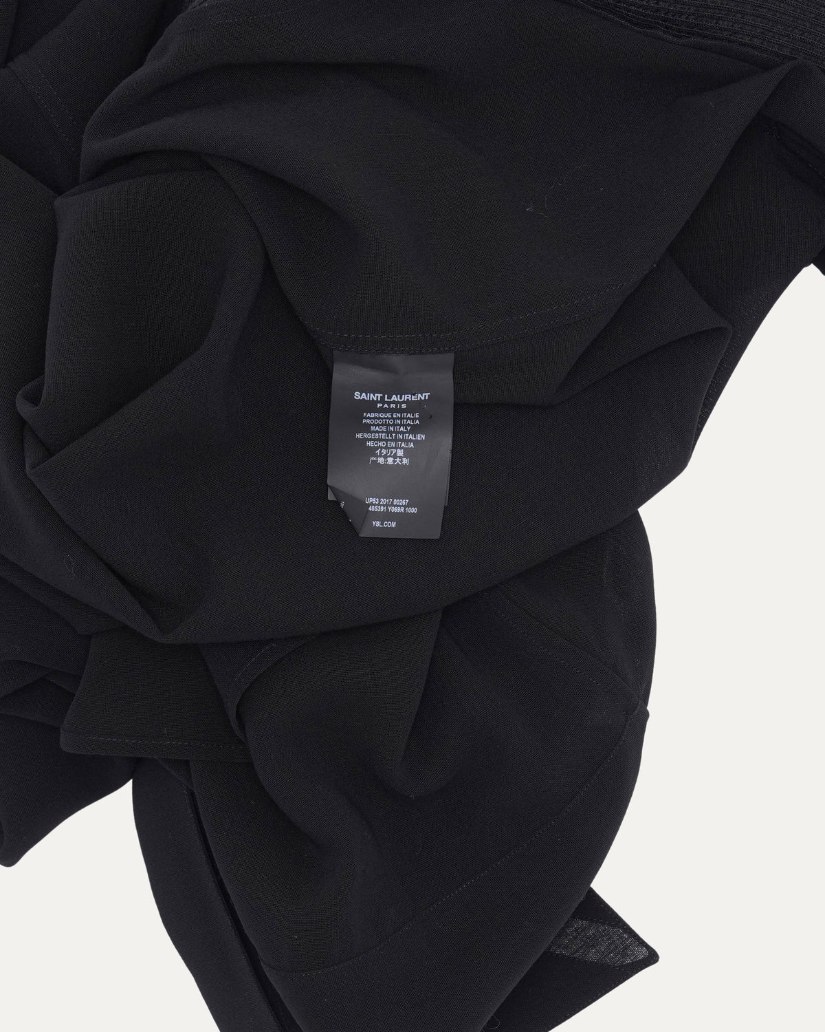 Wool Tuxedo Shirt