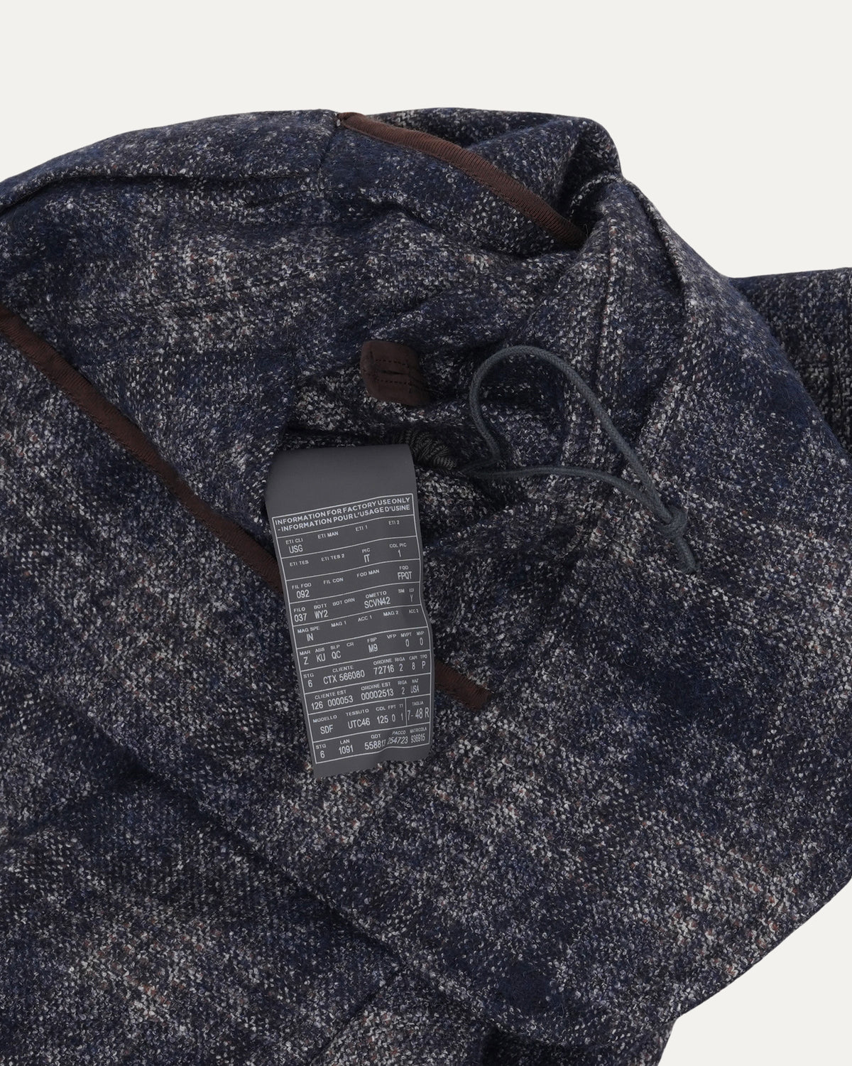 Plaid Alpaca Blend Blazer