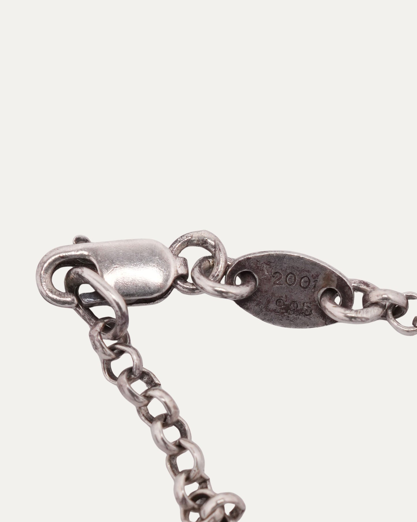 Diamond Tiny Plus Pendant on Roll Chain