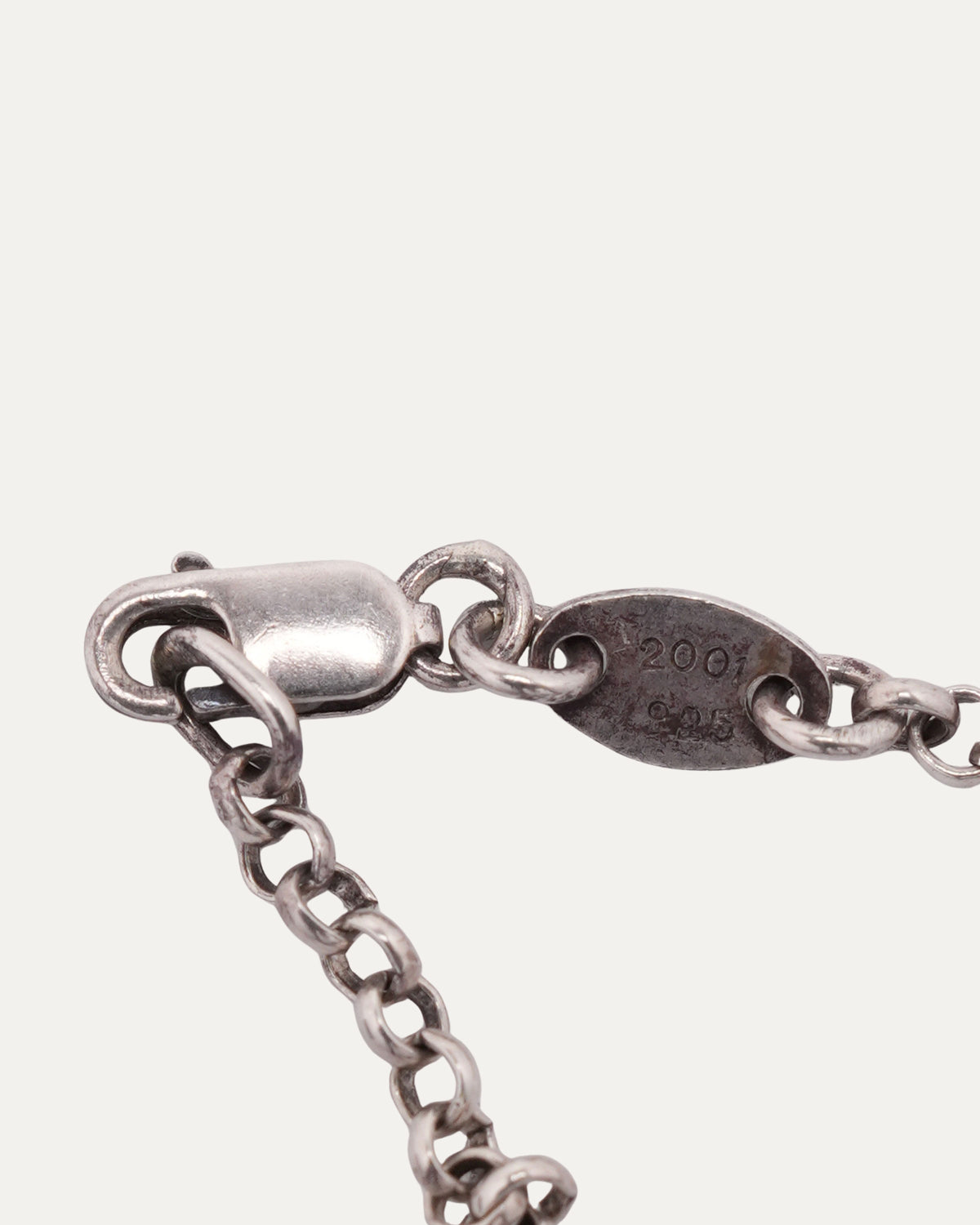 Diamond Tiny Plus Pendant on Roll Chain