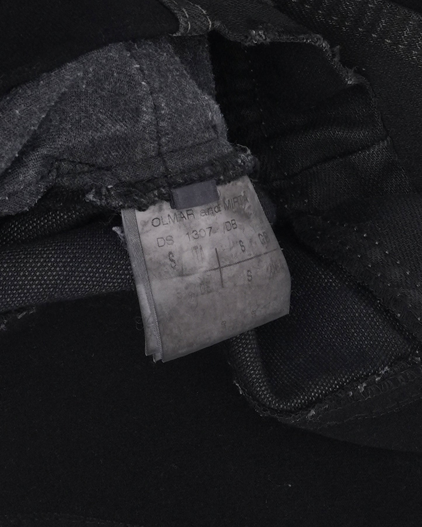 Waxed Drop Crotch Cargo Shorts