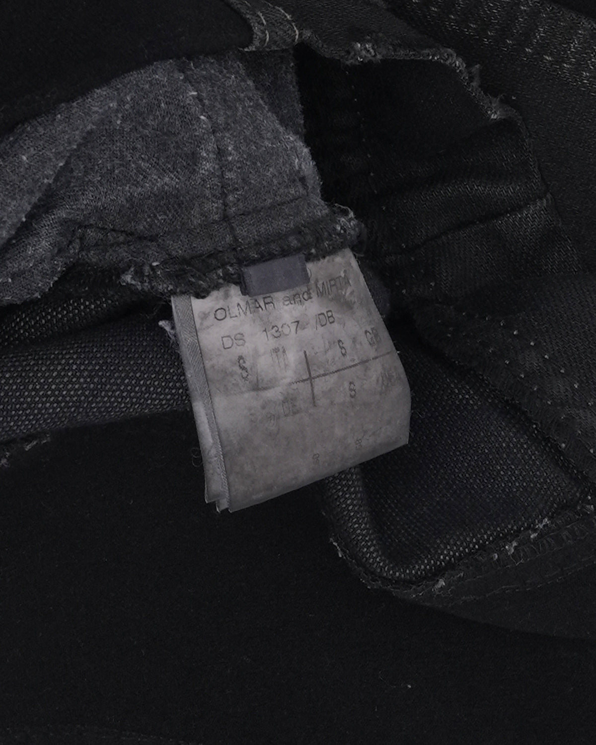 Waxed Drop Crotch Cargo Shorts