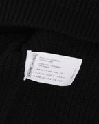 Cemetery Cross Patch Ribbed Crewneck Sweater