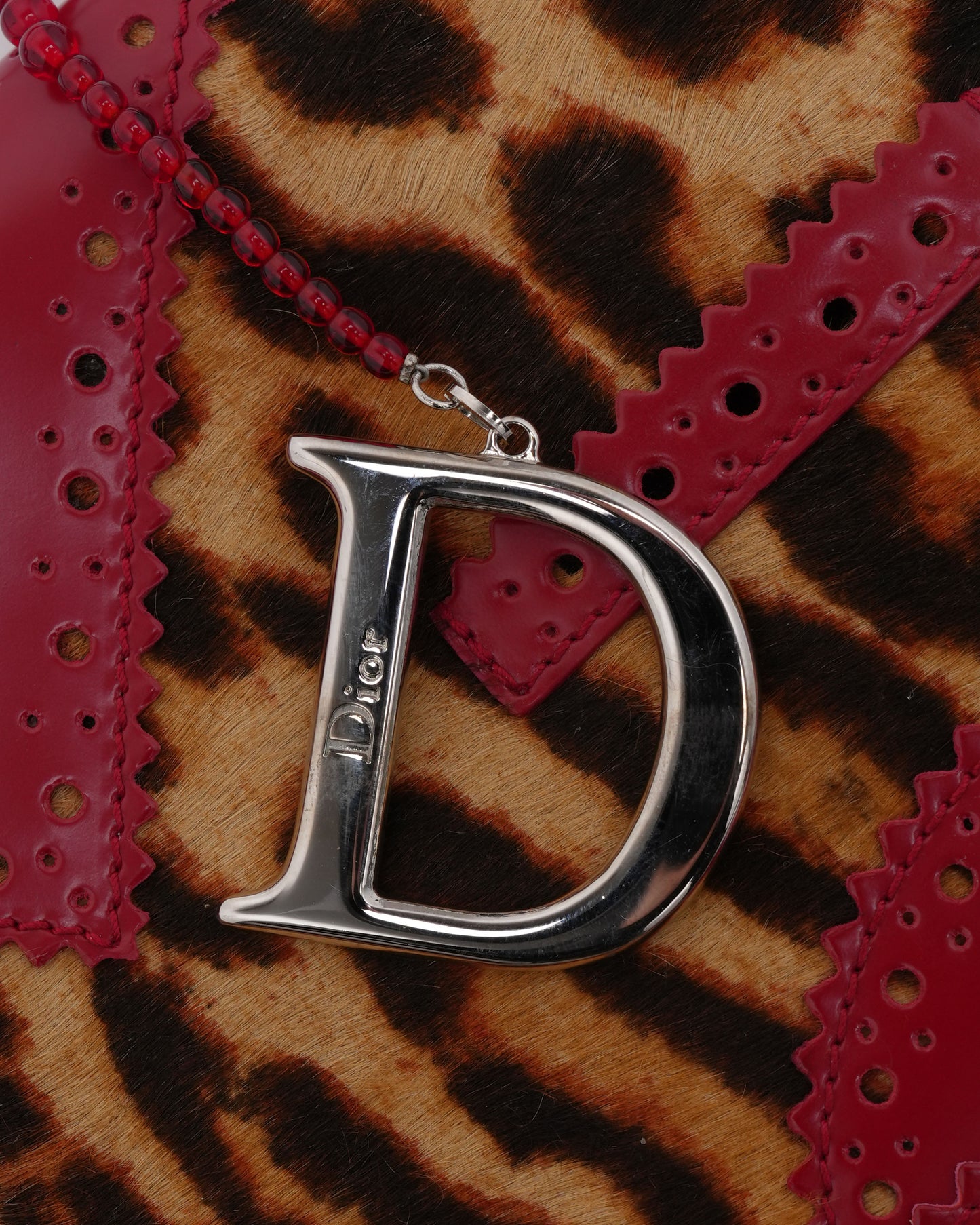 SS 2004 D'Trick Leopard Print Ponyhair Bag