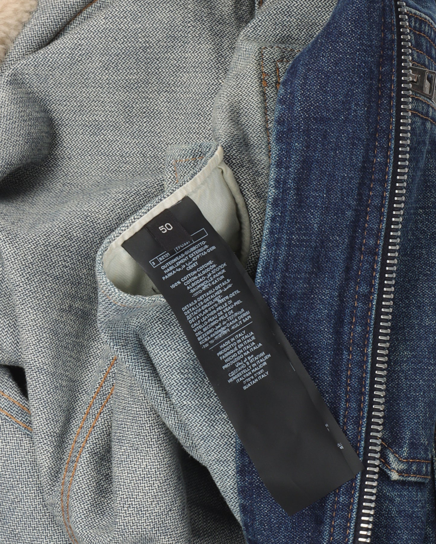 Shearling Denim Jacket