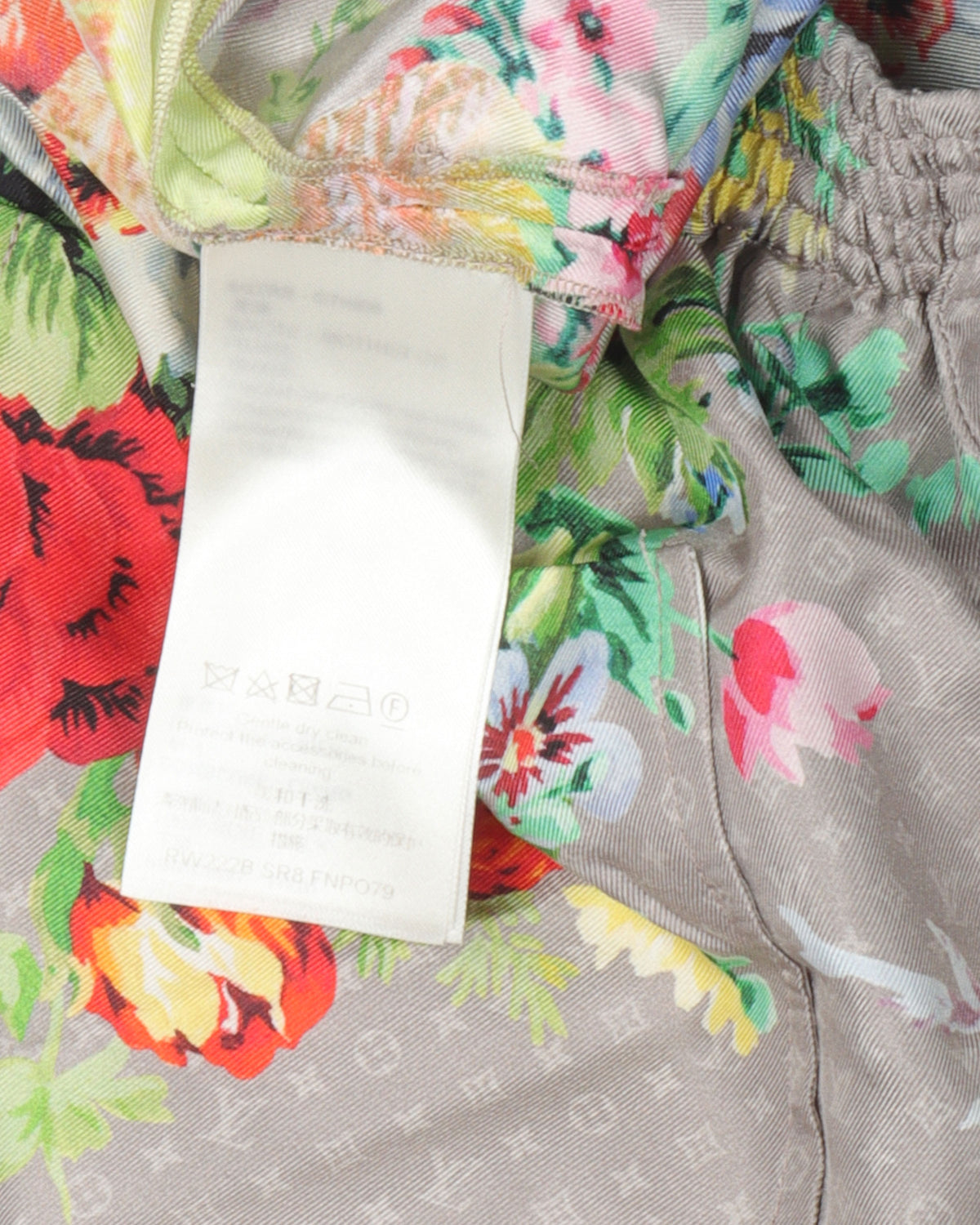 Silk Floral Monogram Boxer Shorts