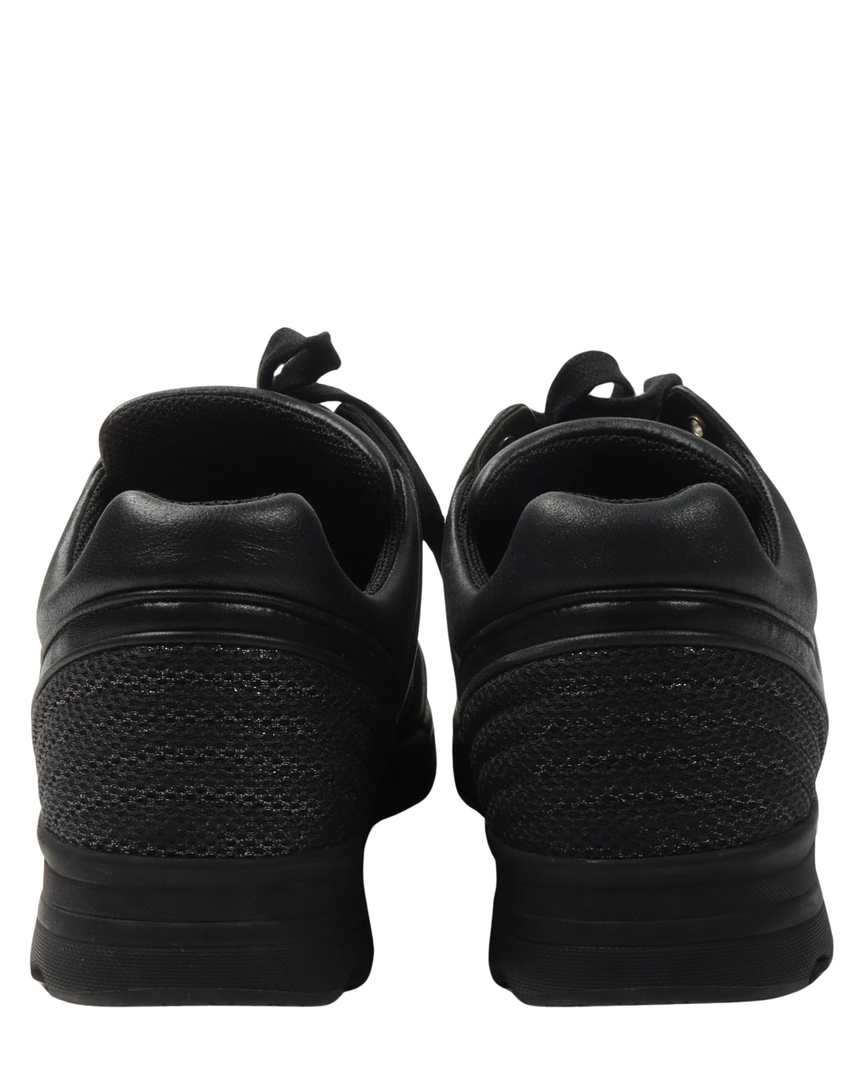 Leather and Tweed CC Low Top Sneaker