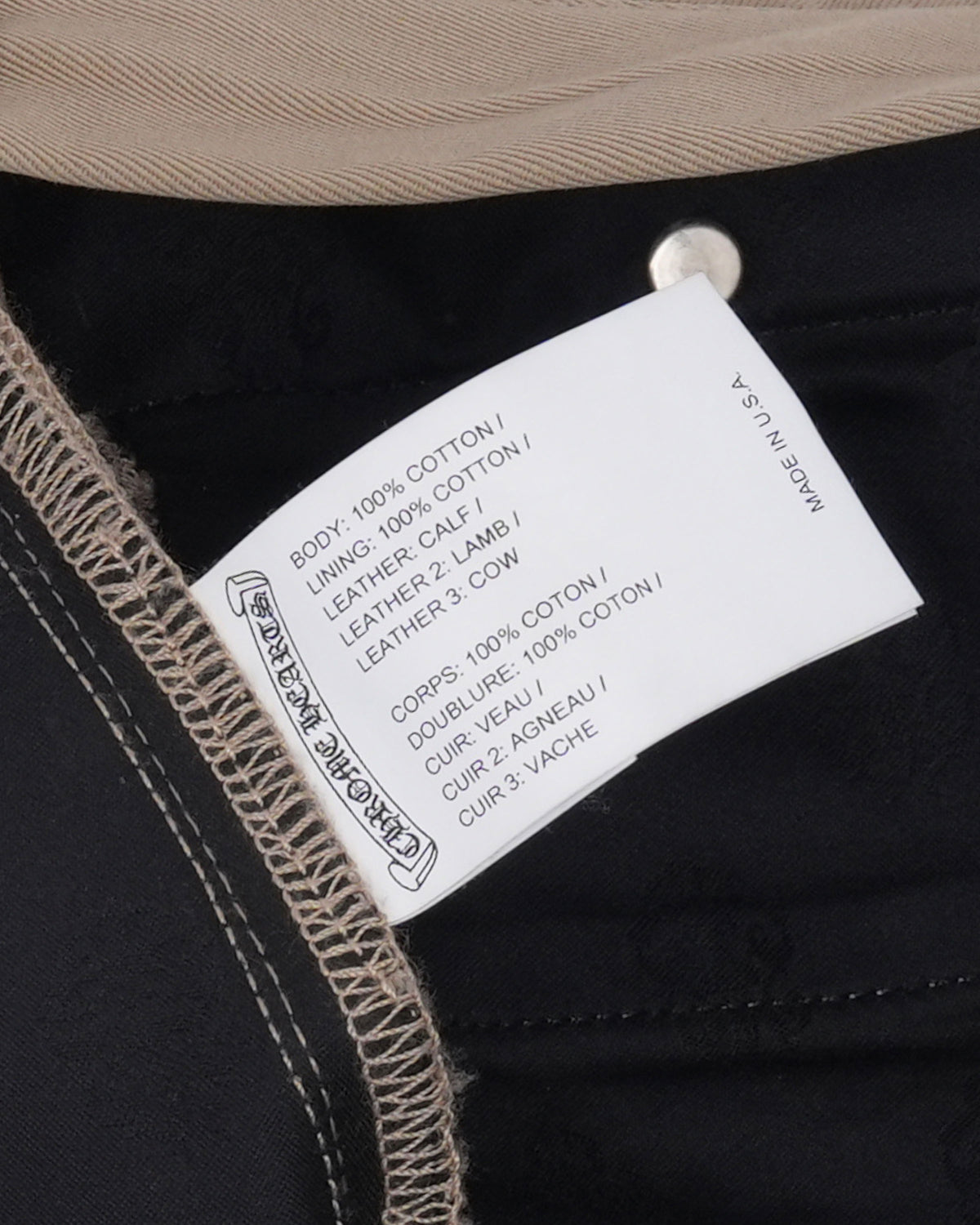 Cross Patch Chino Pants
