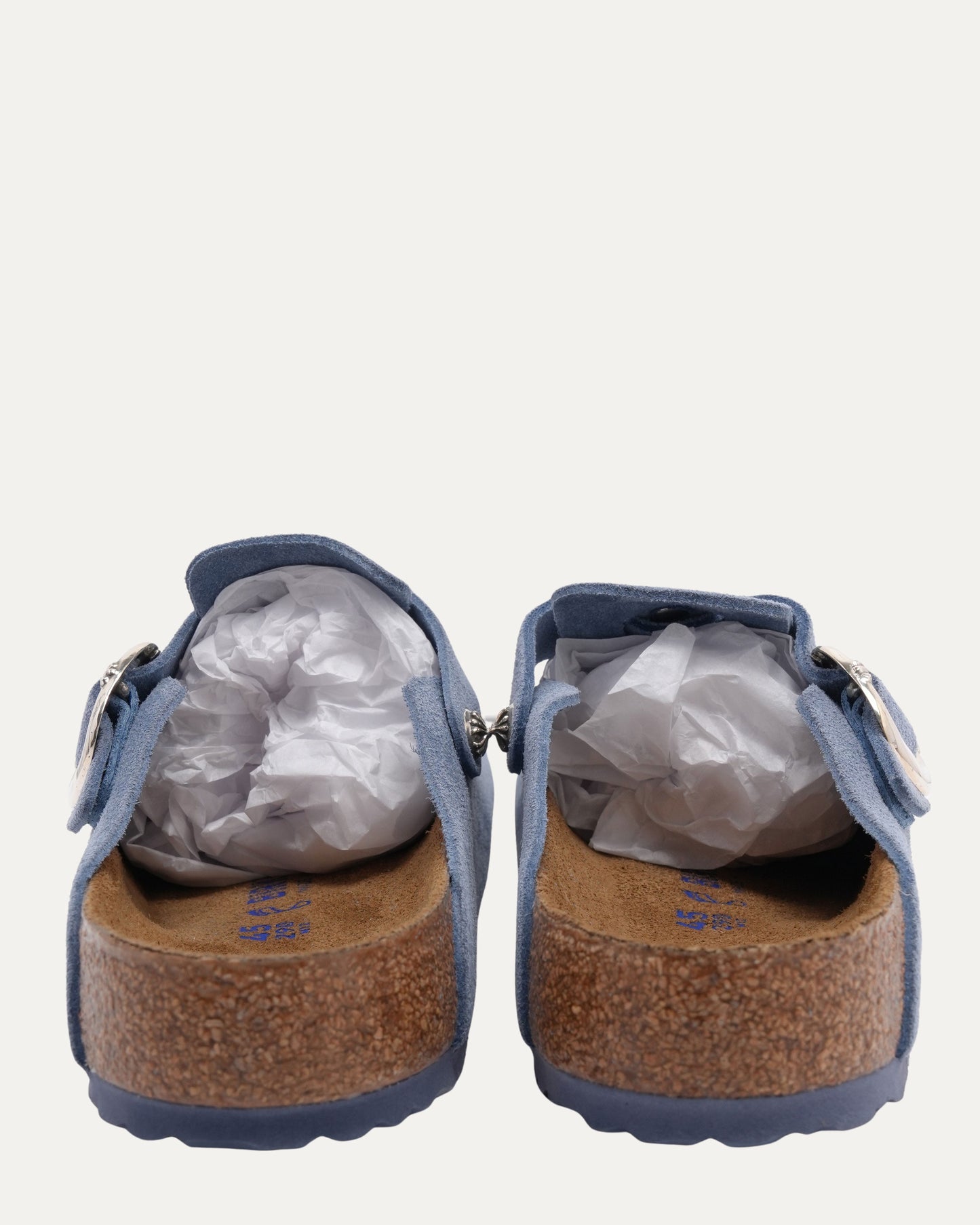 Dagger Embellished Birkenstock Boston Suede Mule