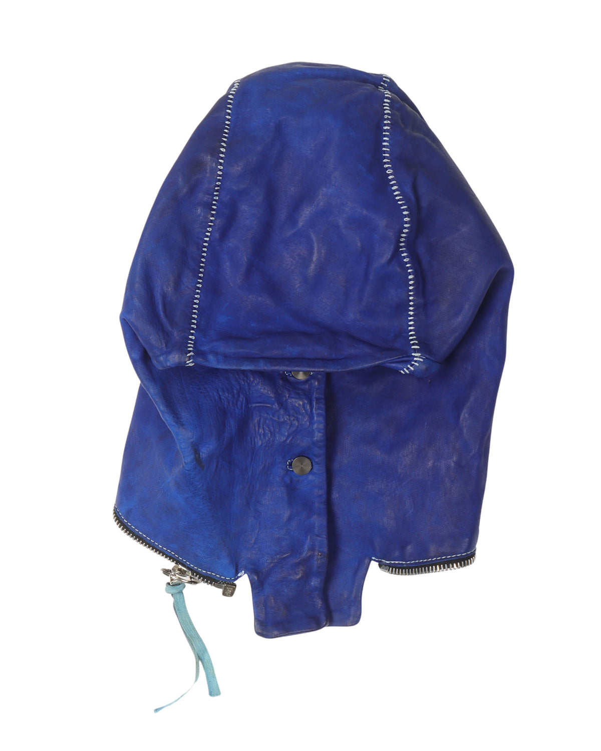 SS16 Horse Leather Jacket w/ Detachable Hood