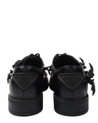 Floral Applique Leather Derby