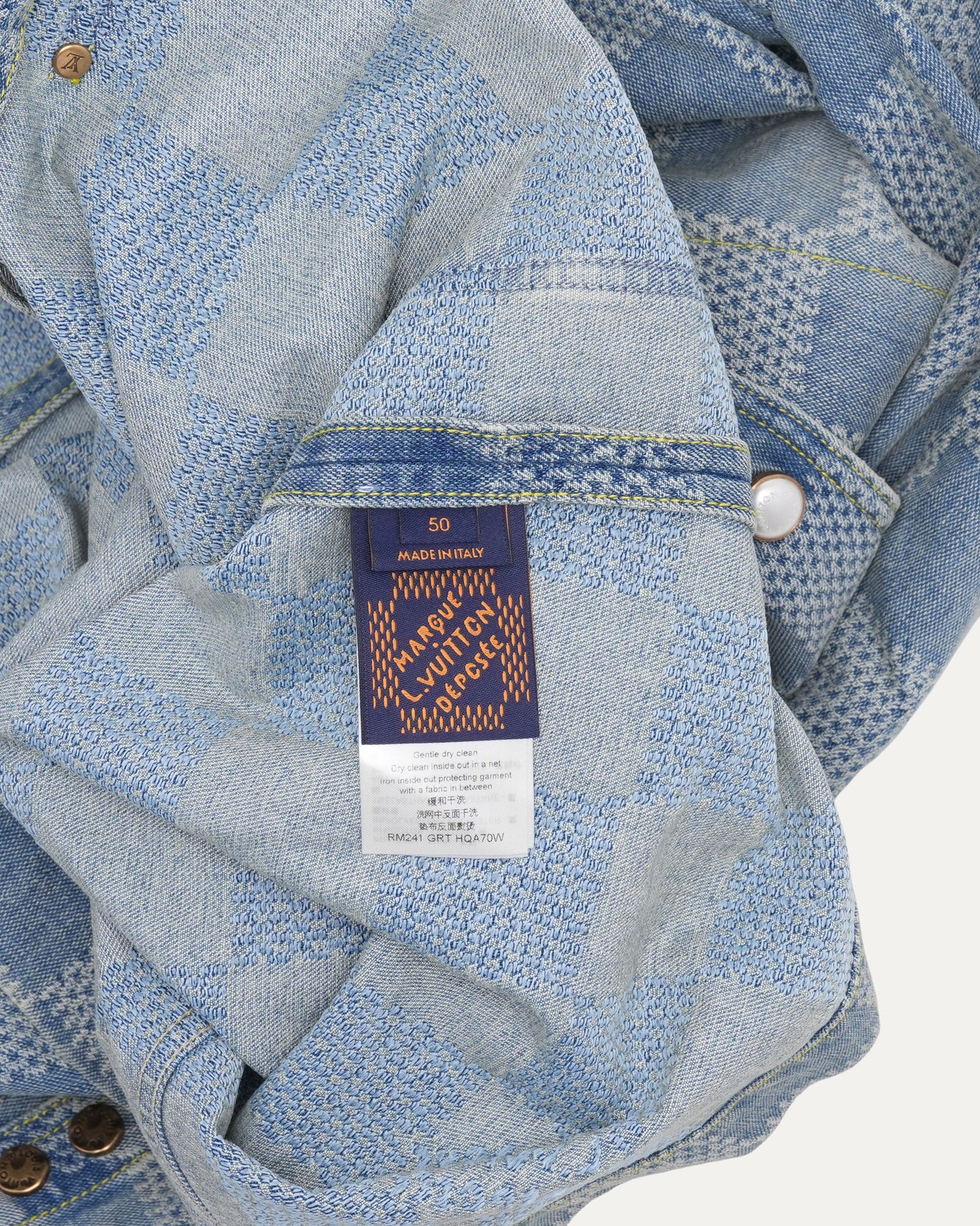 3D Damier Chic Denim Jacket