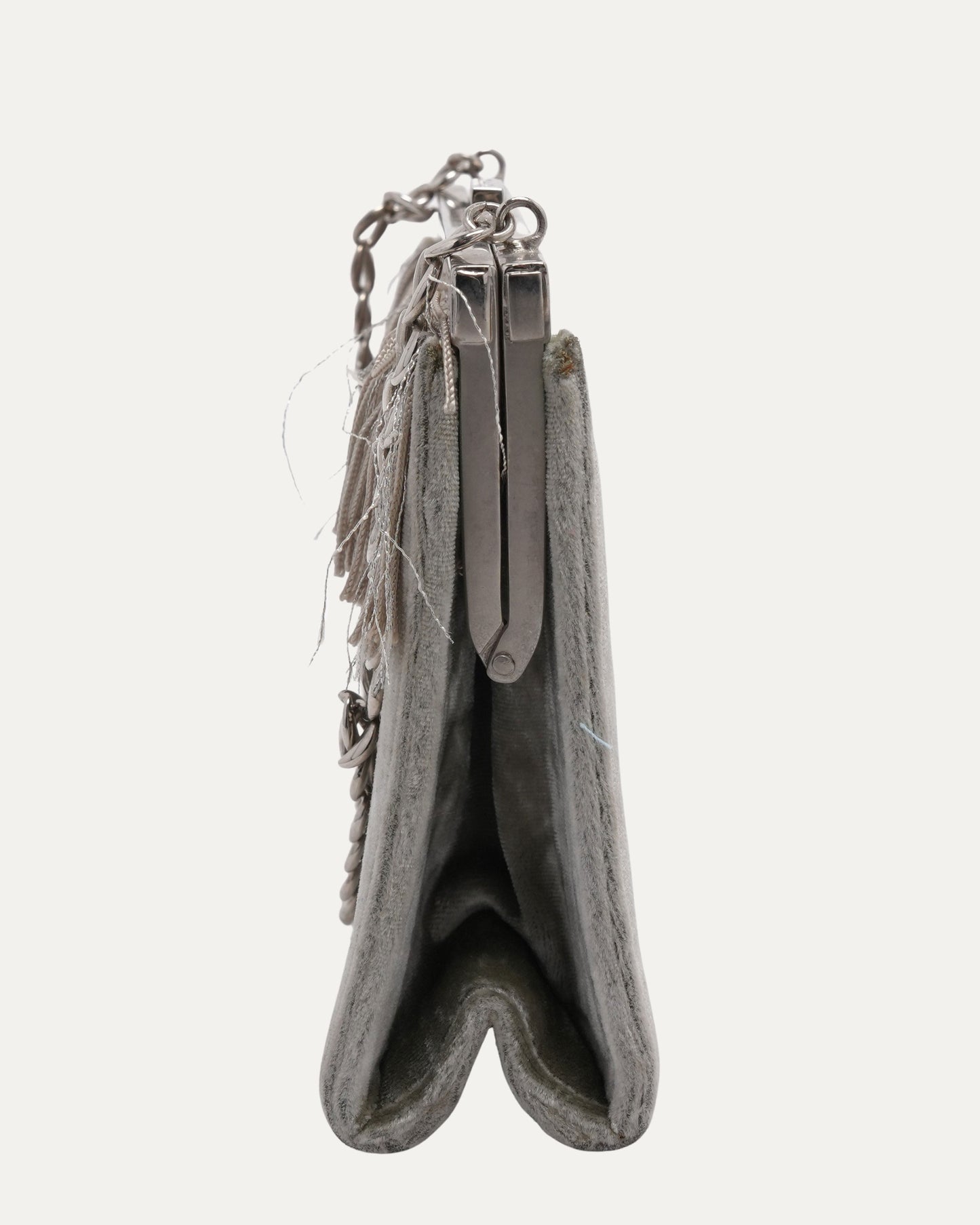 SS 1998 Velour Chain Tassel Bag
