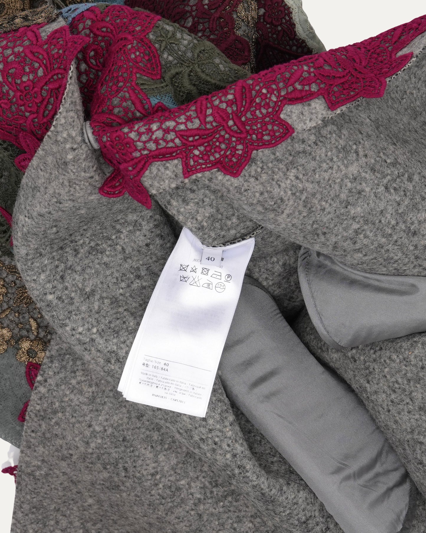 FW 2015 Runway Patchwork Coat