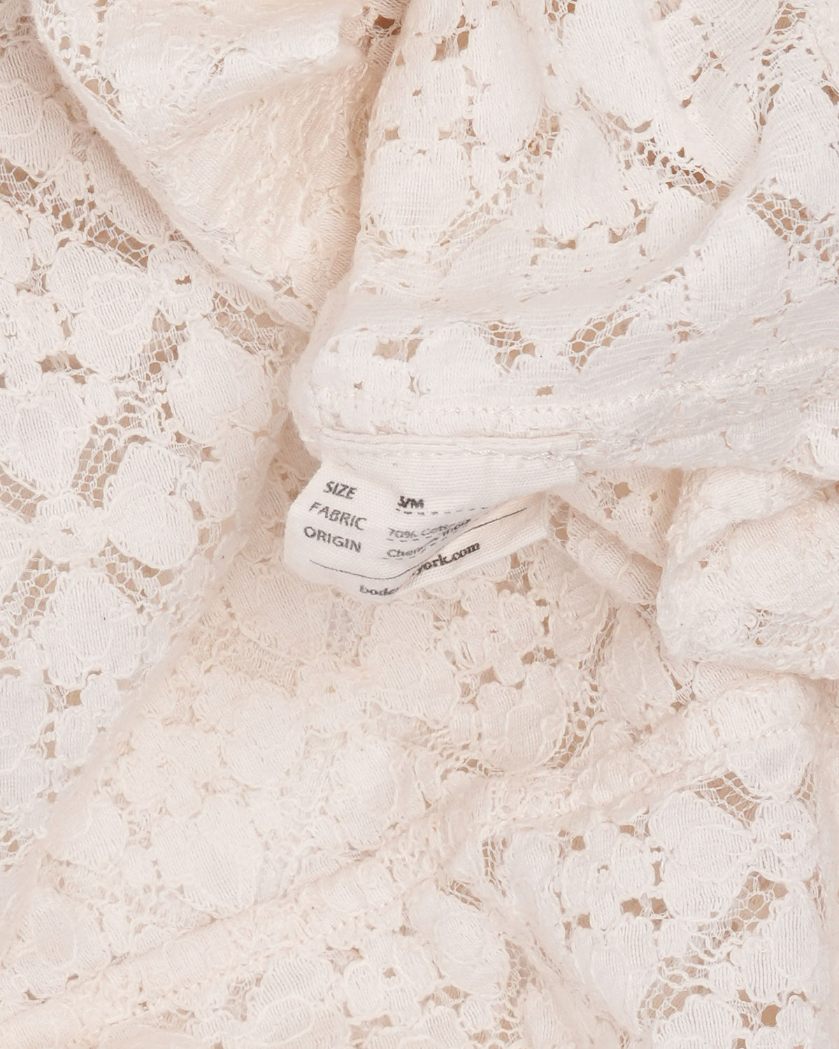 Cotton Blend Lace Shirt