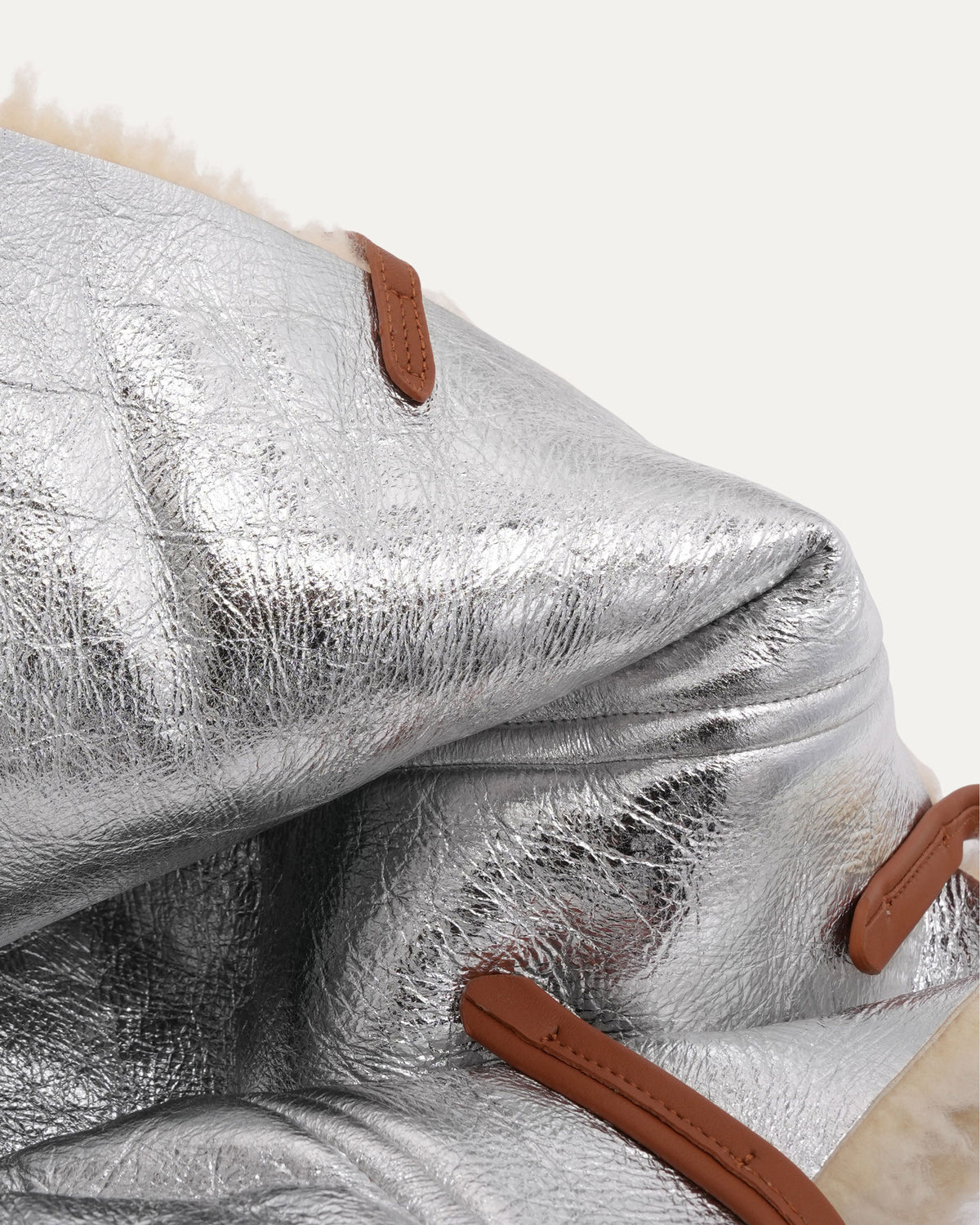 Reversible Shearling Cabas Phantom Tote