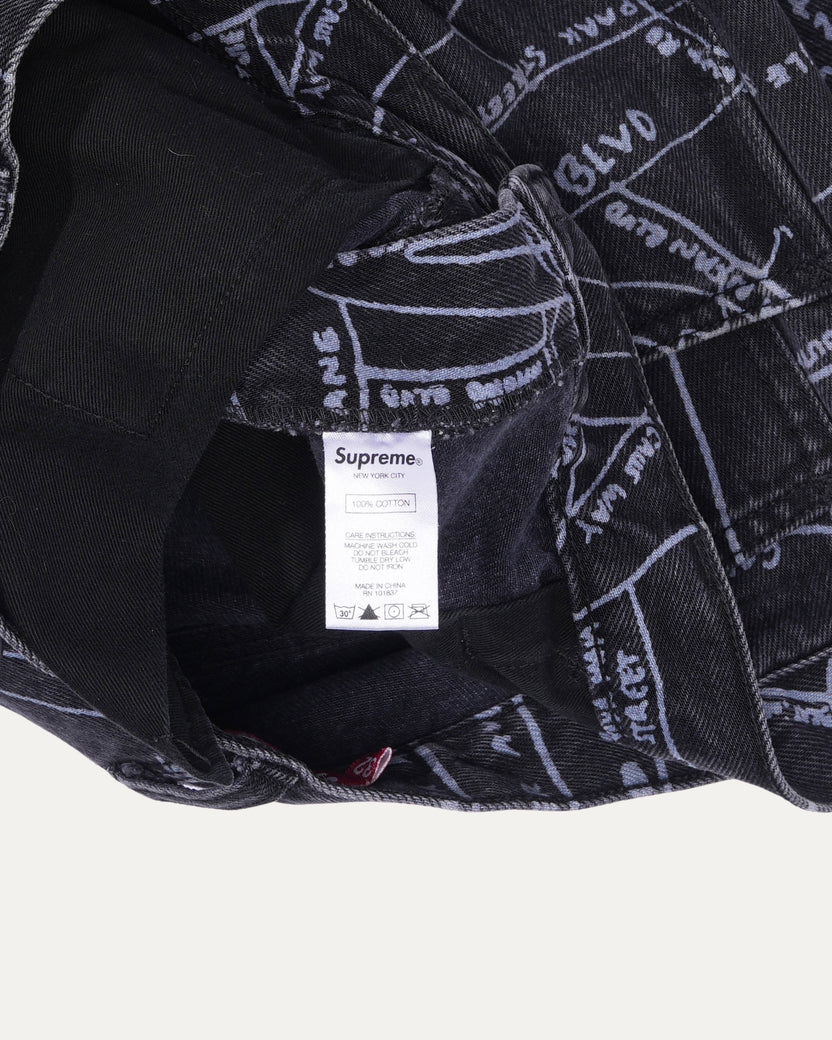 Gonz map denim tote best sale