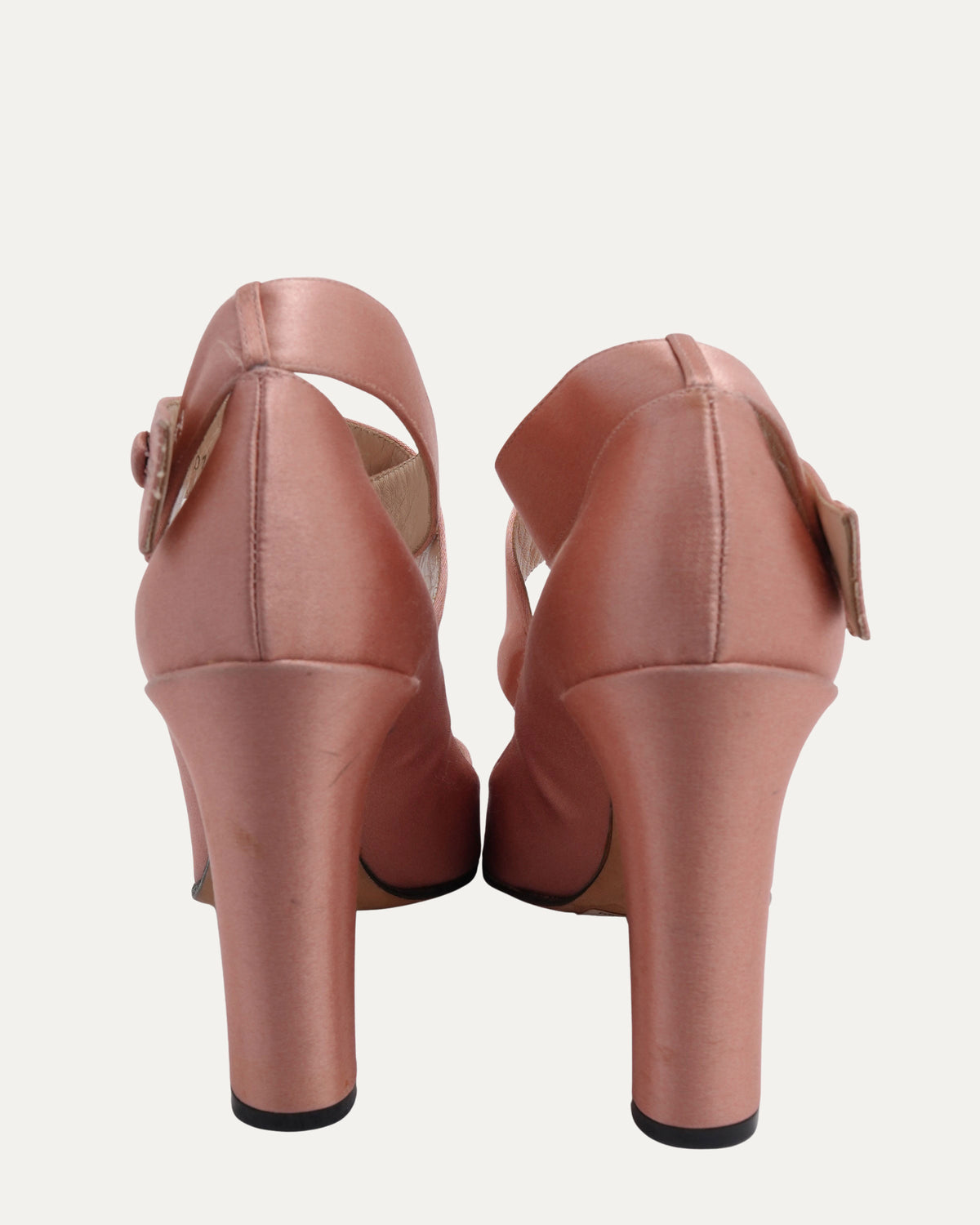 Tom Ford Era FW 2001 Satin Ballerina Mary Jane Heels