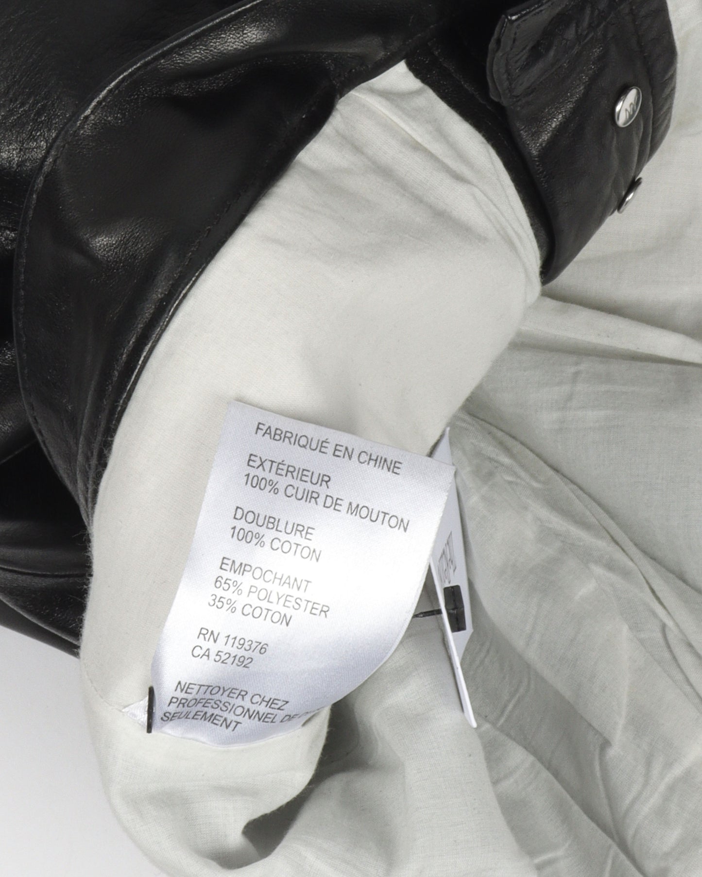 Leather Slim Pants