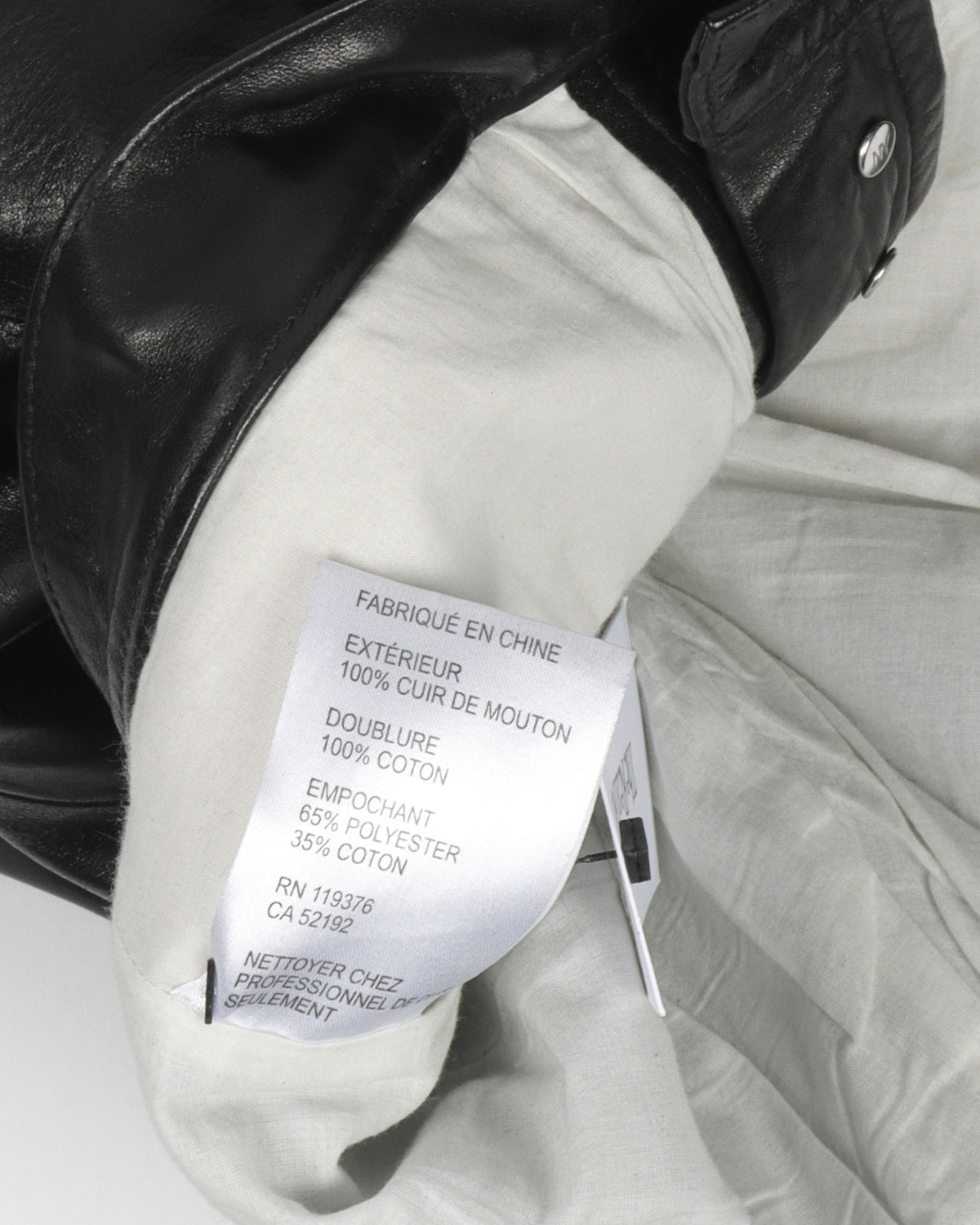 Leather Slim Pants