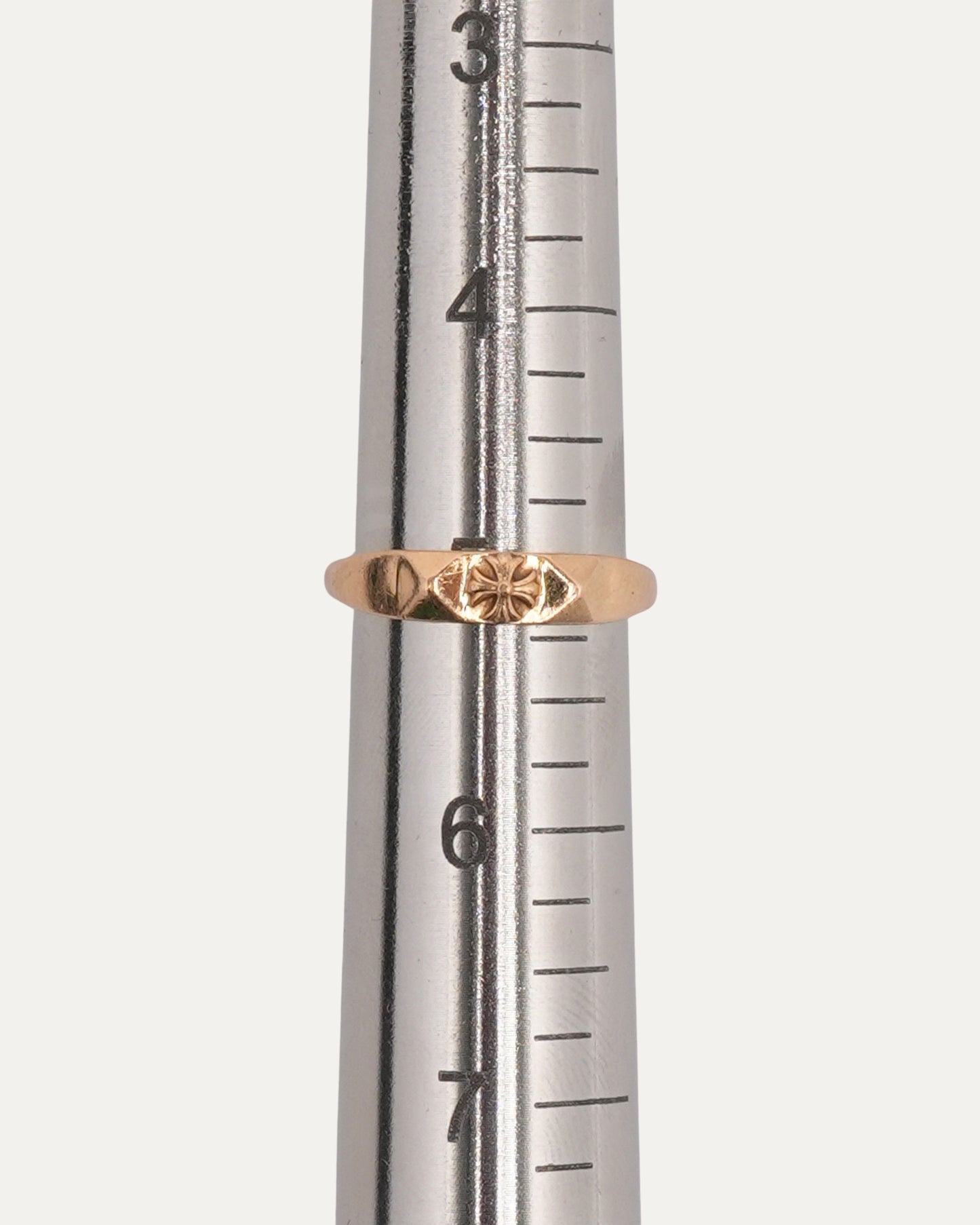 Gold Plus Cross Ring