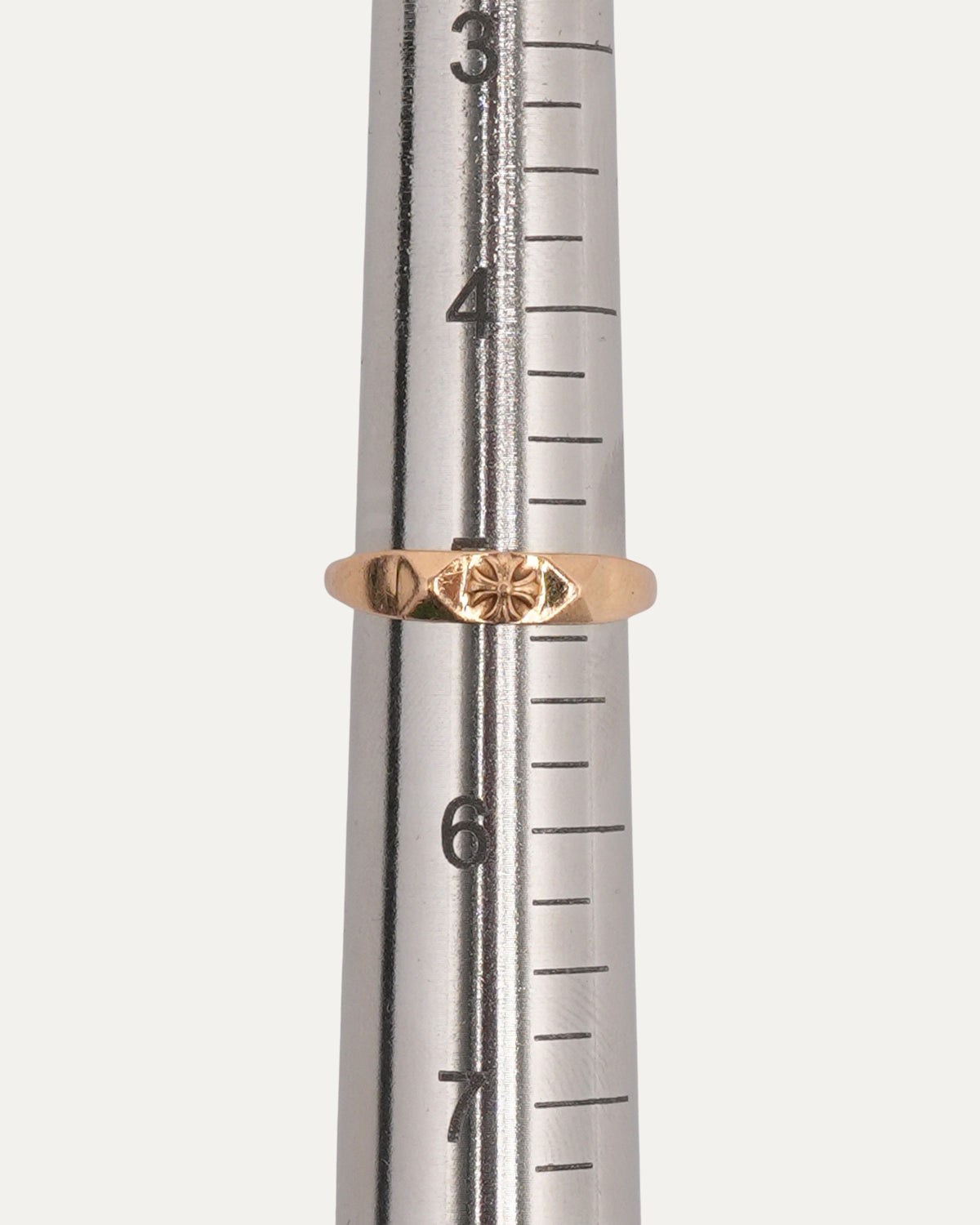 Gold Plus Cross Ring
