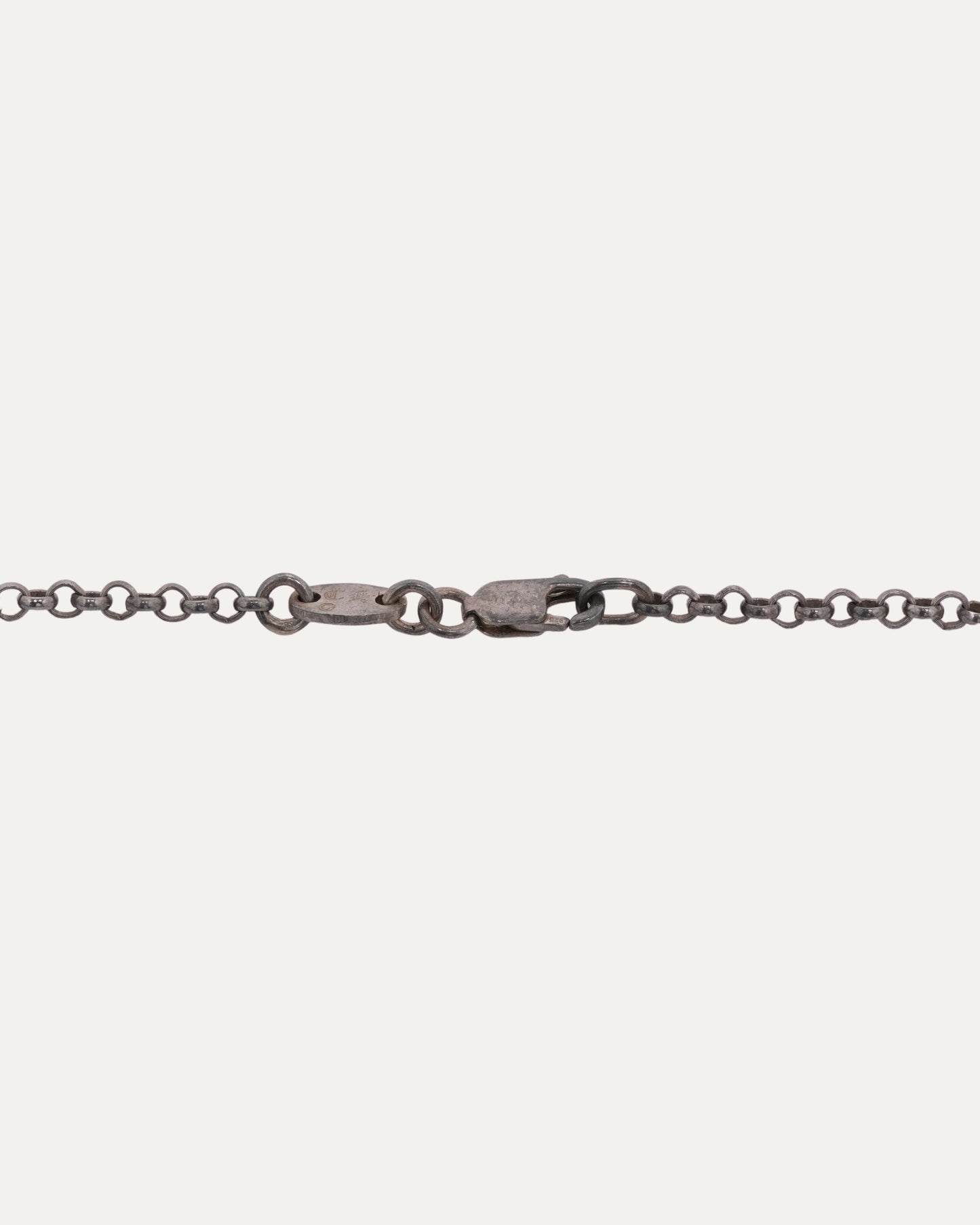 Diamond Framed Plus Cross on Roll Chain