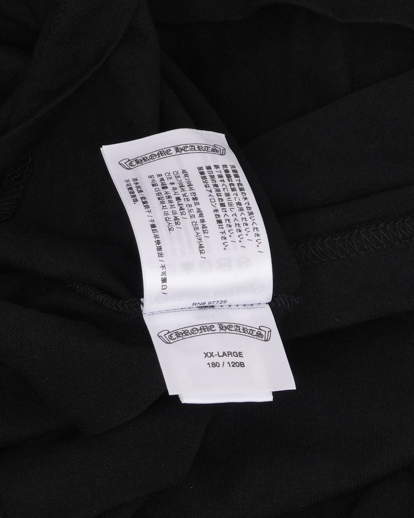 Neck Logo Long Sleeve Pocket T-Shirt