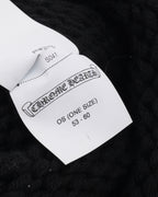Cashmere Cross Patch Embellished Beanie