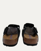 Dagger Embellished Birkenstock Boston Suede Mule