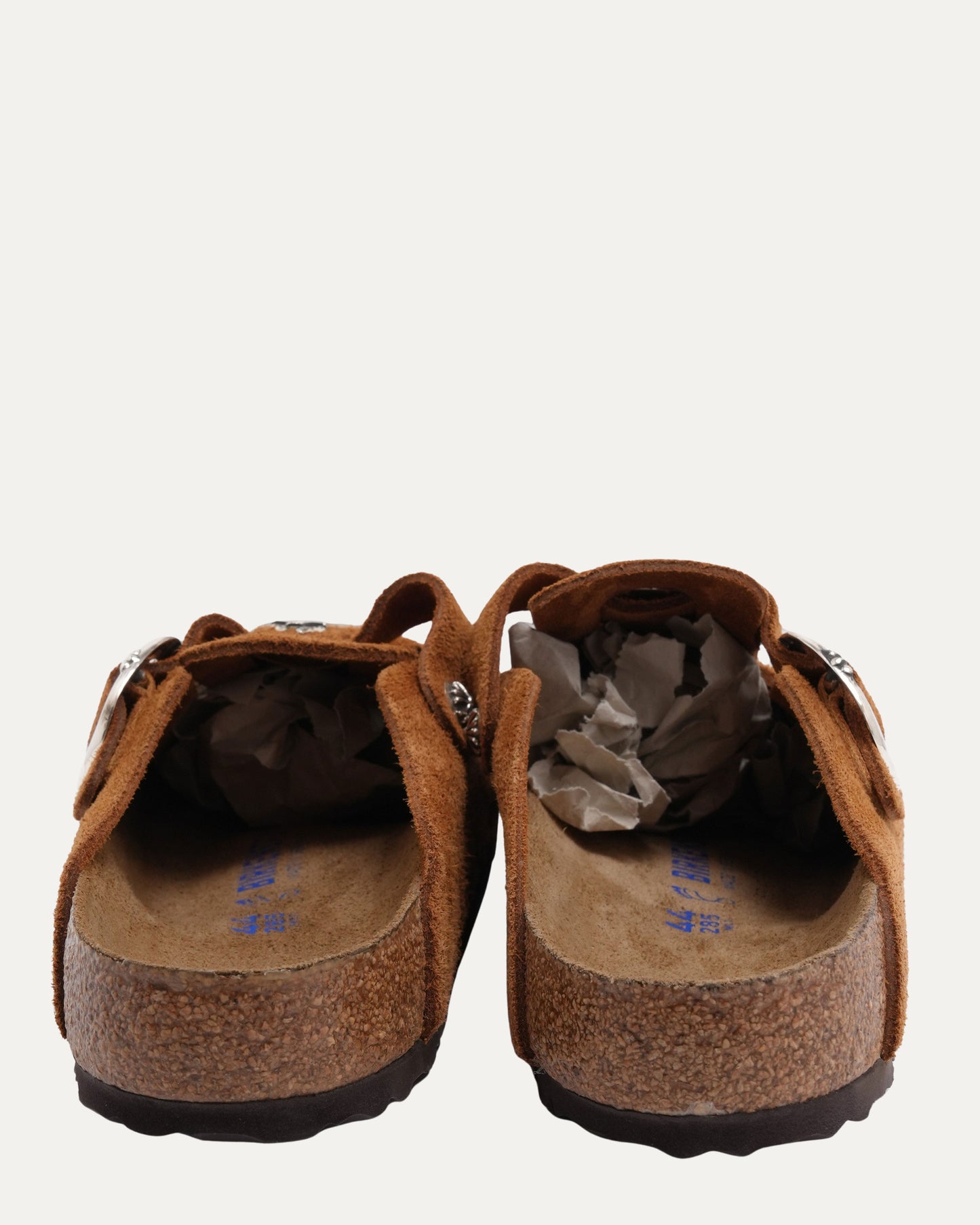 Dagger Embellished Birkenstock Boston Suede Mule