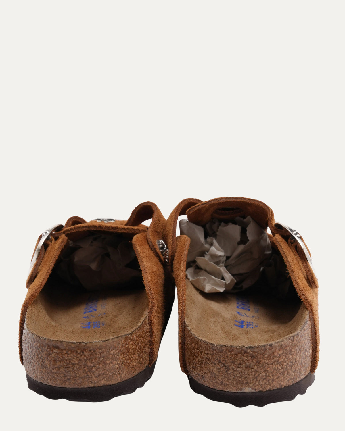 Dagger Embellished Birkenstock Boston Suede Mule