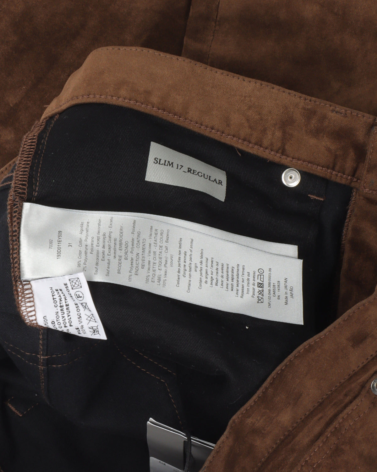 Cactus Jack Faux Suede Pants