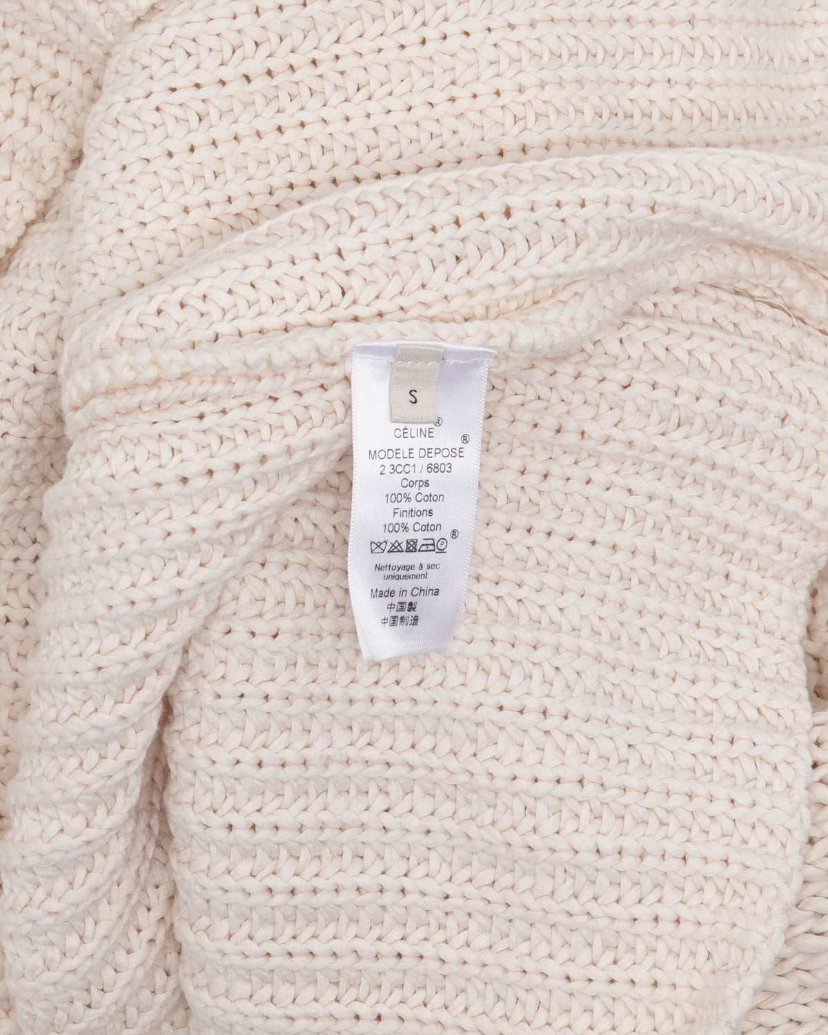Contrast Collar Fisherman Sweater